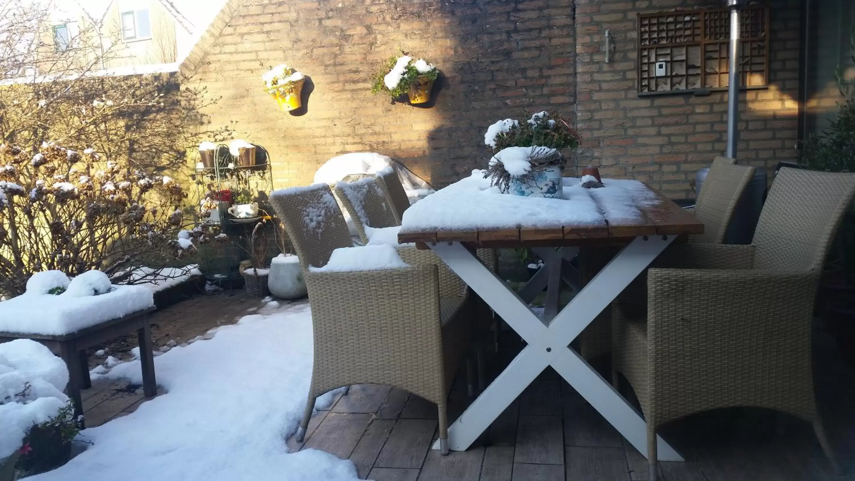 Winter, Patio/Outdoor Area in B&B Acacia