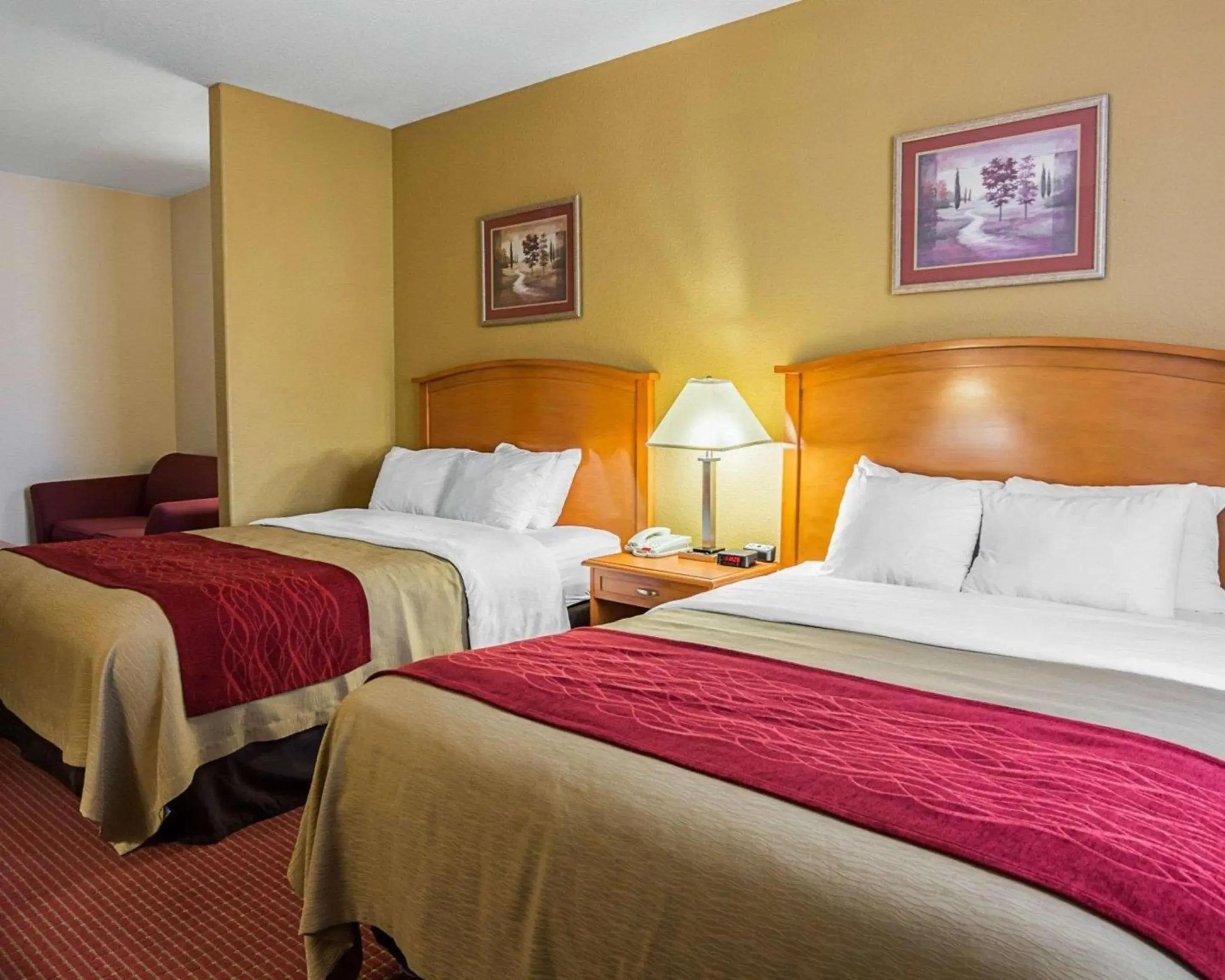 Photo of the whole room, Bed in Comfort Inn & Suites Chesapeake - Portsmouth