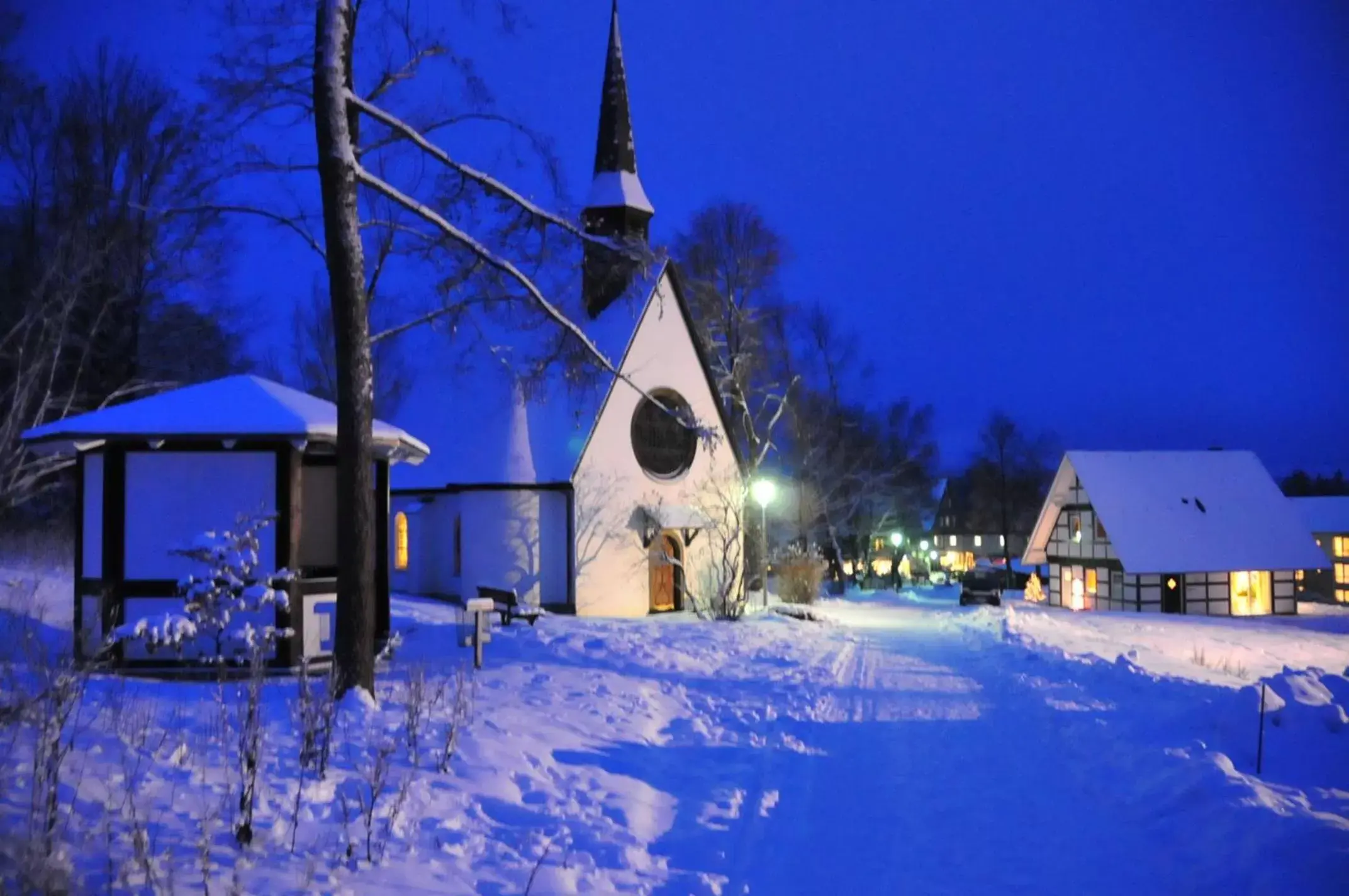 Winter in Berghotel Hoher Knochen