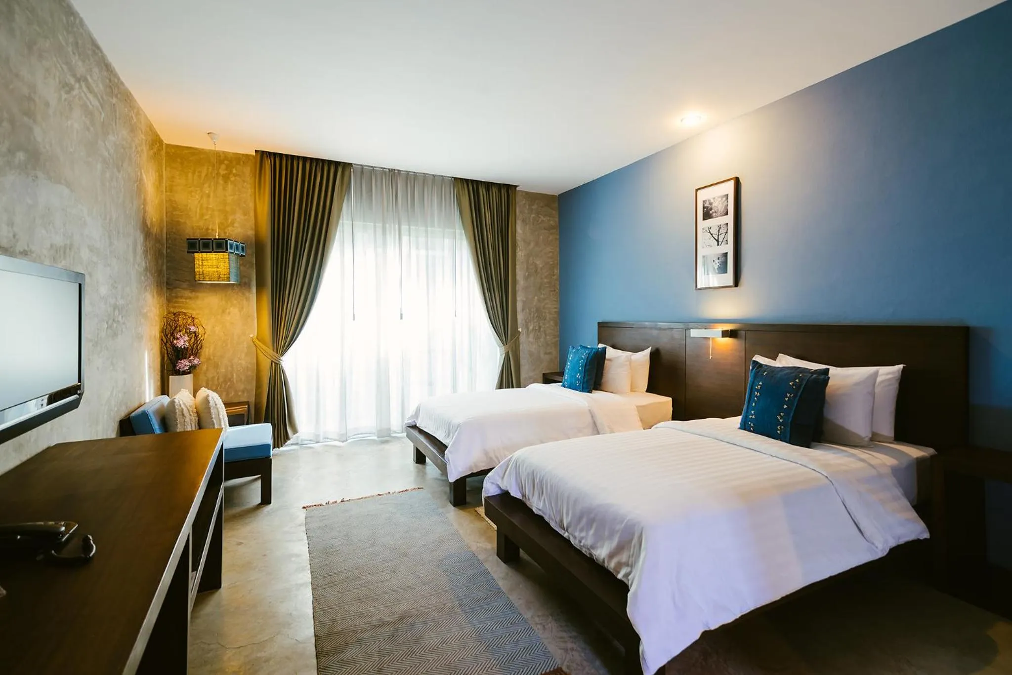 Photo of the whole room, Bed in Ketawa Pet Friendly Hotel