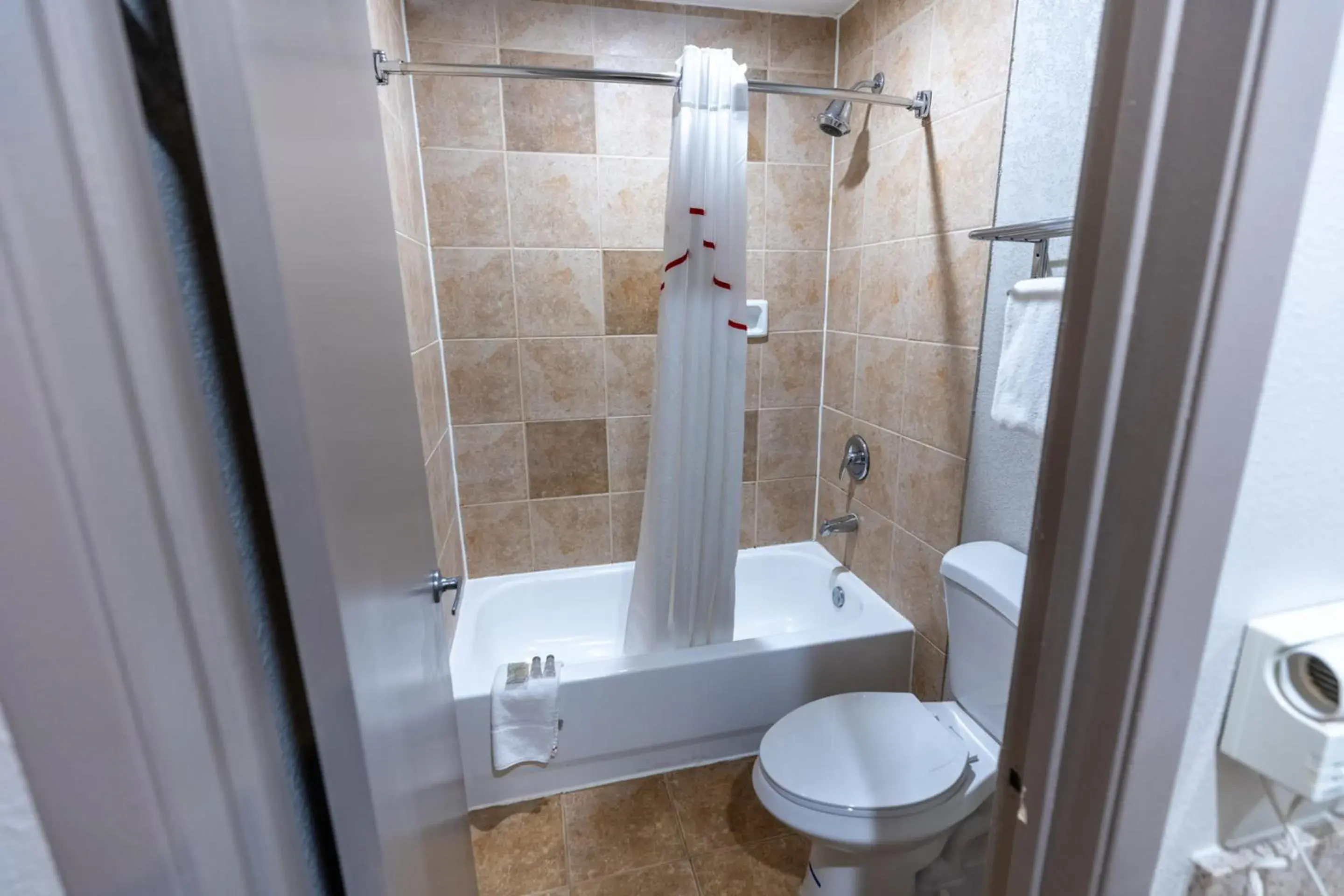 Photo of the whole room, Bathroom in Red Roof Inn & Suites Irving - DFW Airport South