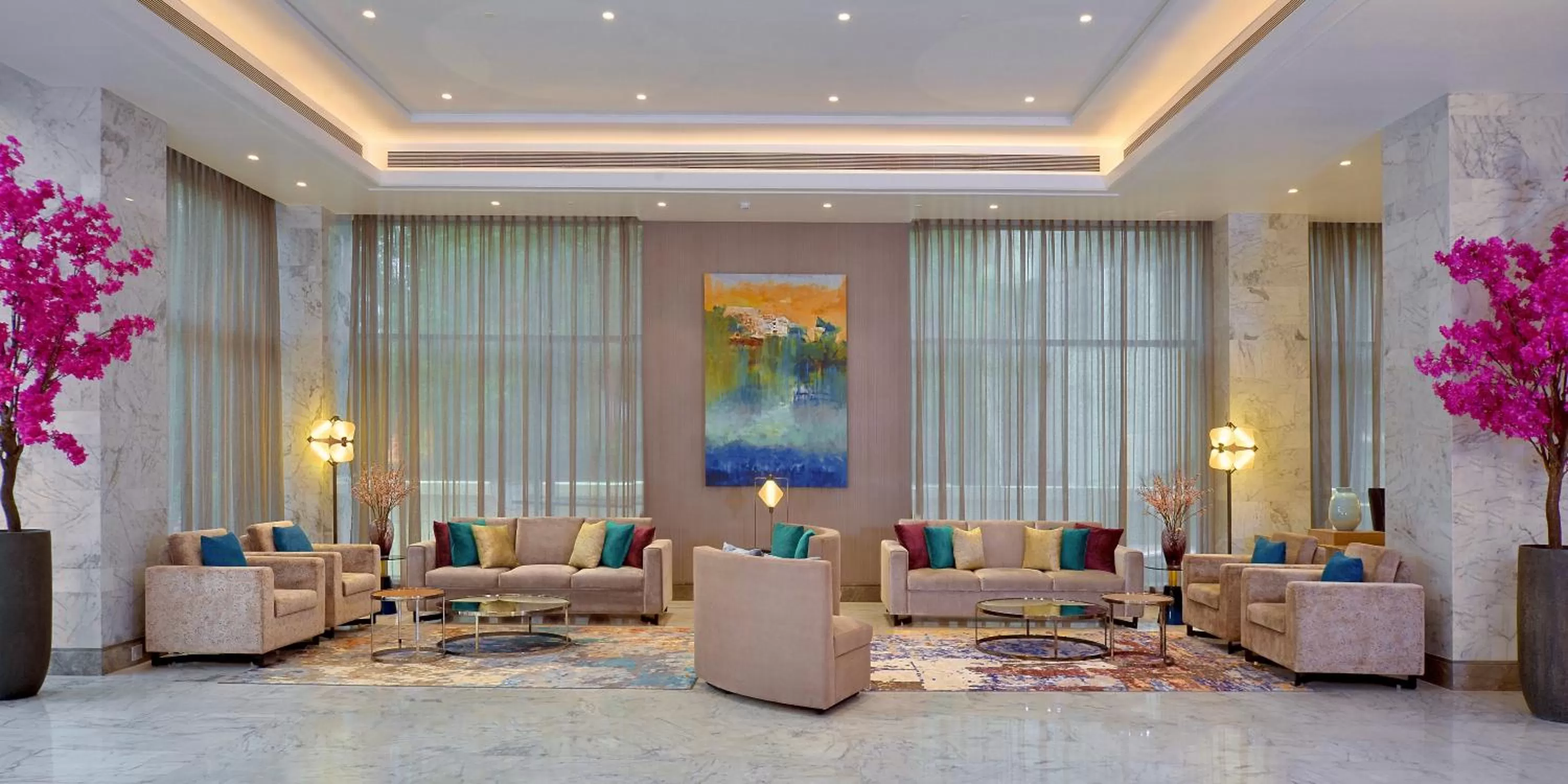 Lobby or reception in Radisson Mumbai Andheri MIDC