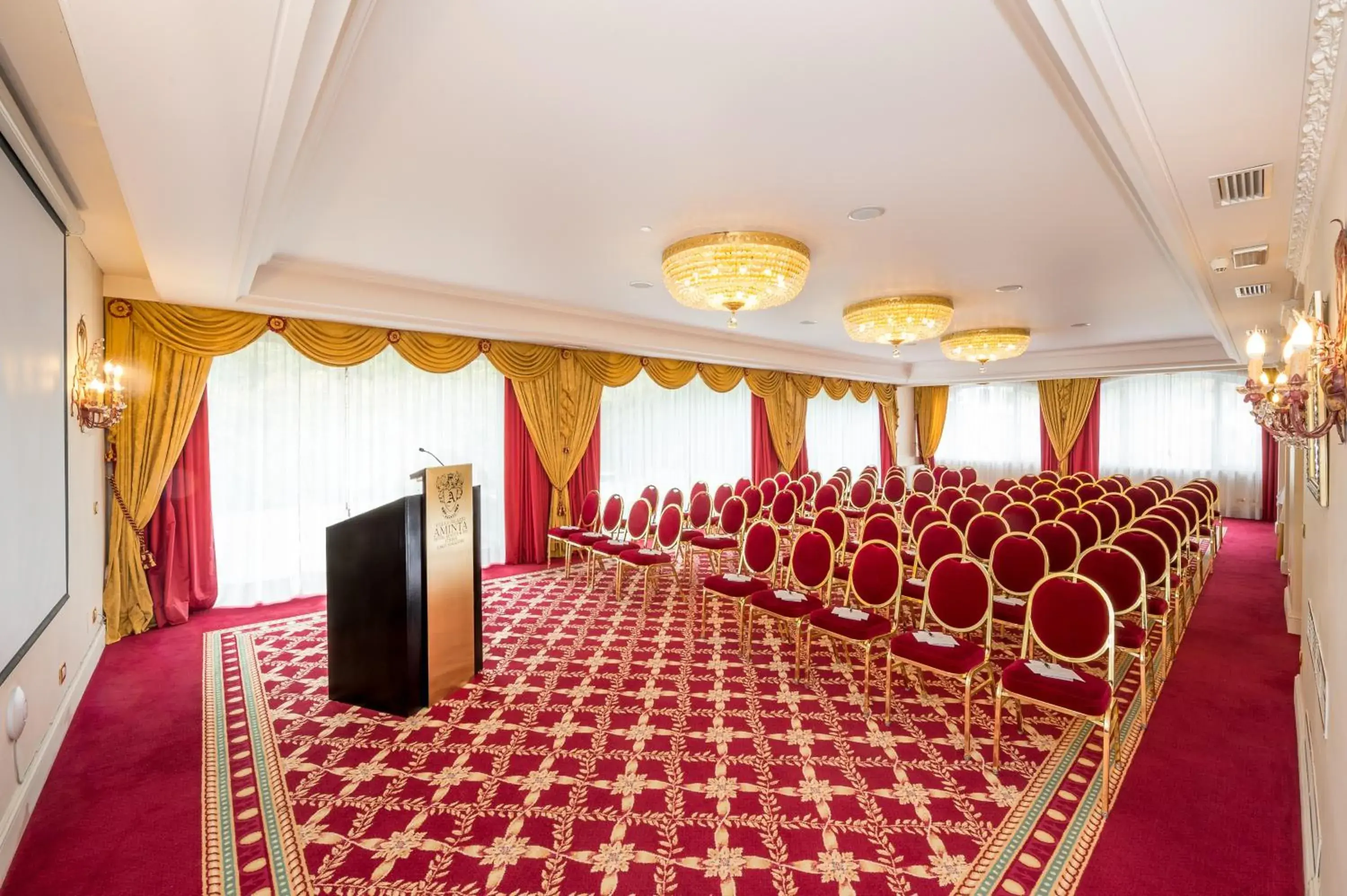 Meeting/conference room in Hotel Villa E Palazzo Aminta