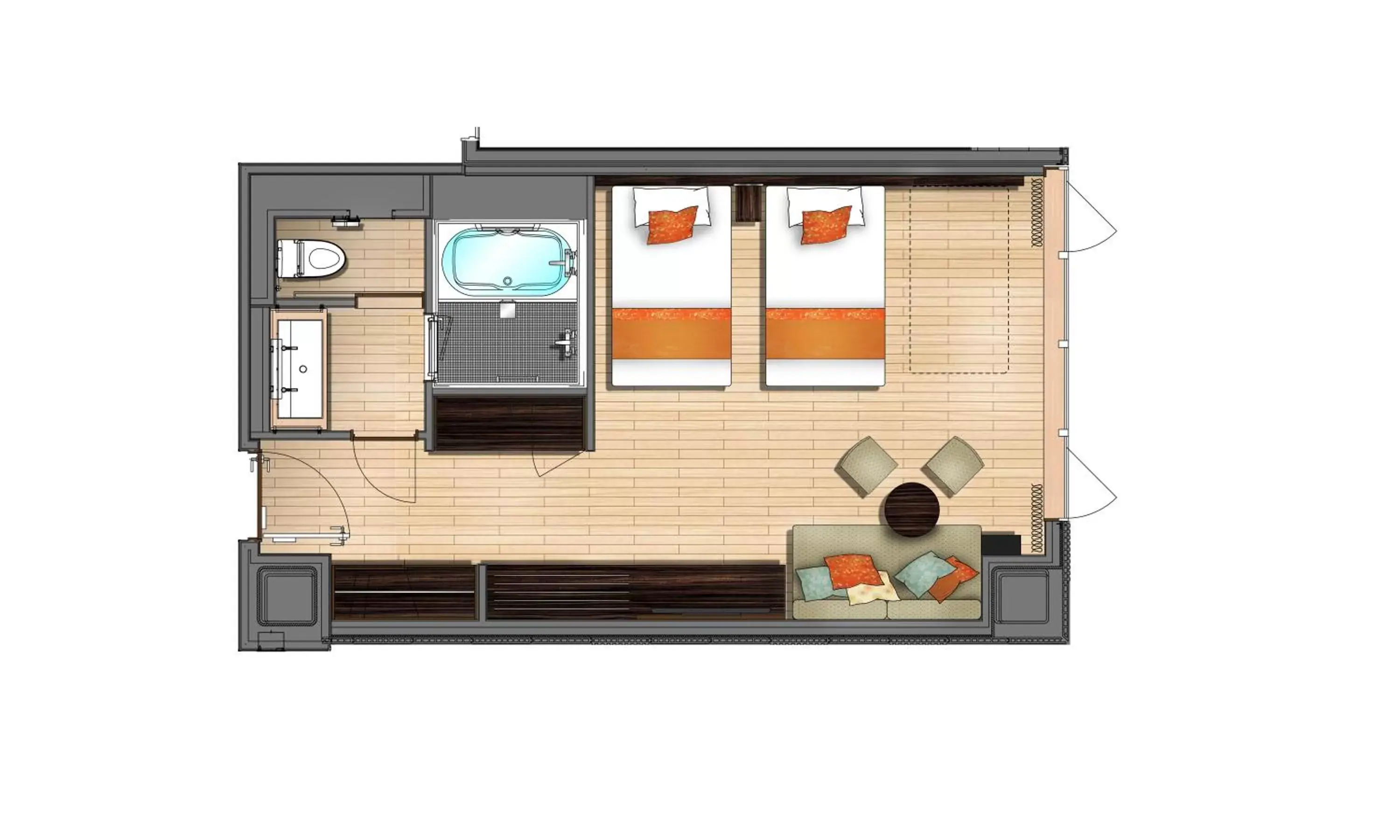 Floor Plan in Rihga Gran Kyoto