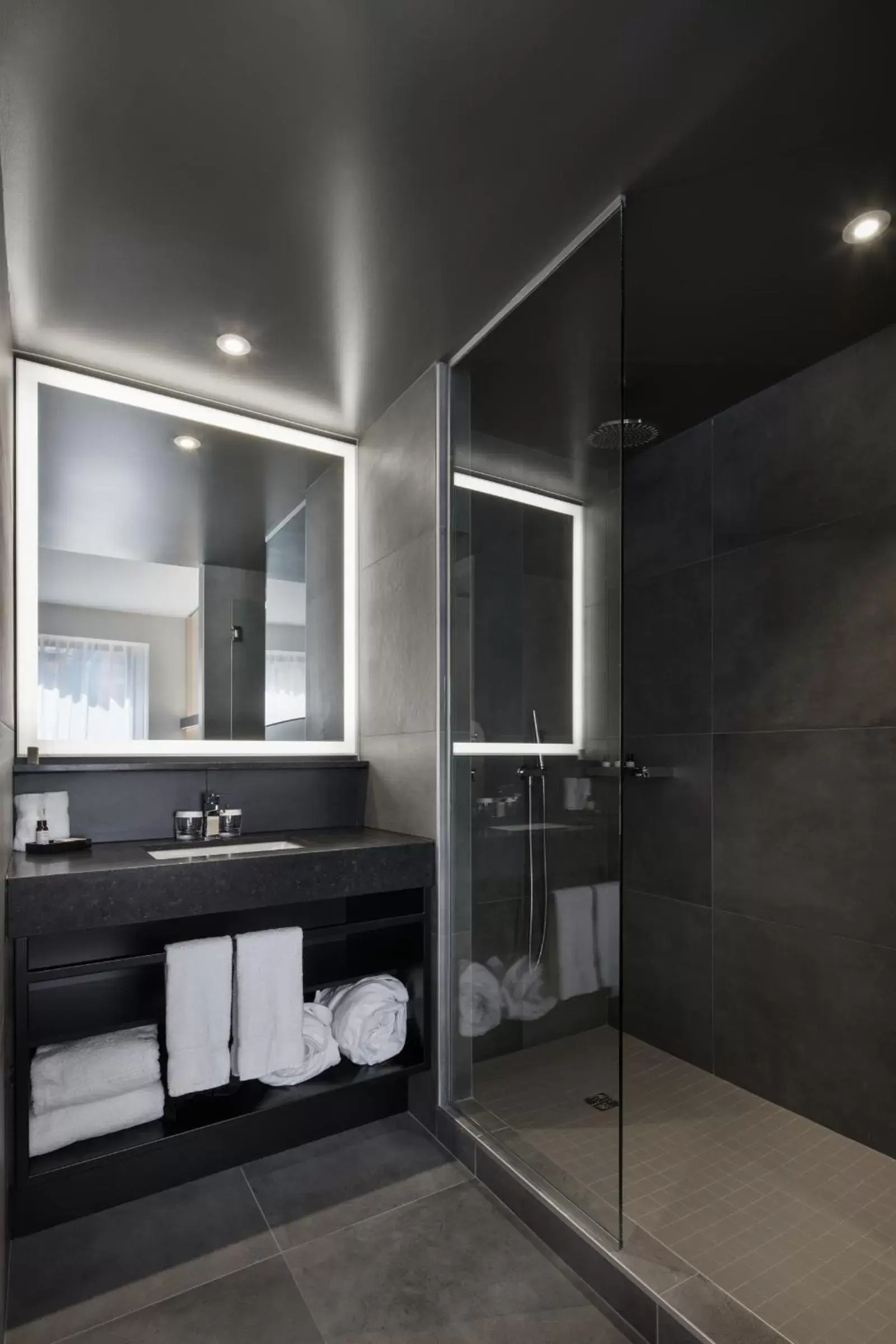 Shower, Bathroom in Hotel Monville