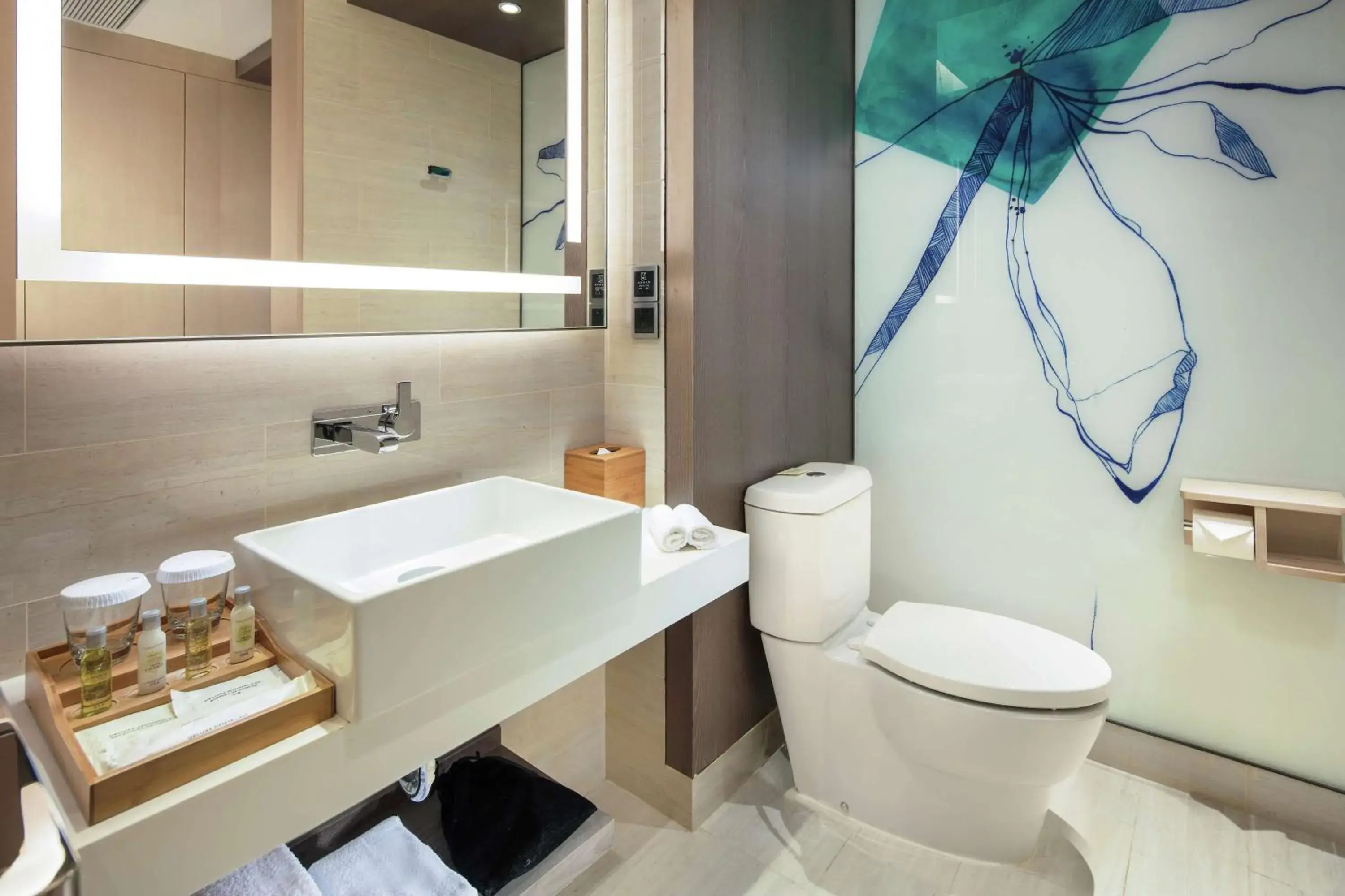 Bathroom in Hilton Garden Inn Shanghai Hongqiao NECC Bathroom in Hilton Garden Inn Shanghai Hongqiao NECC
