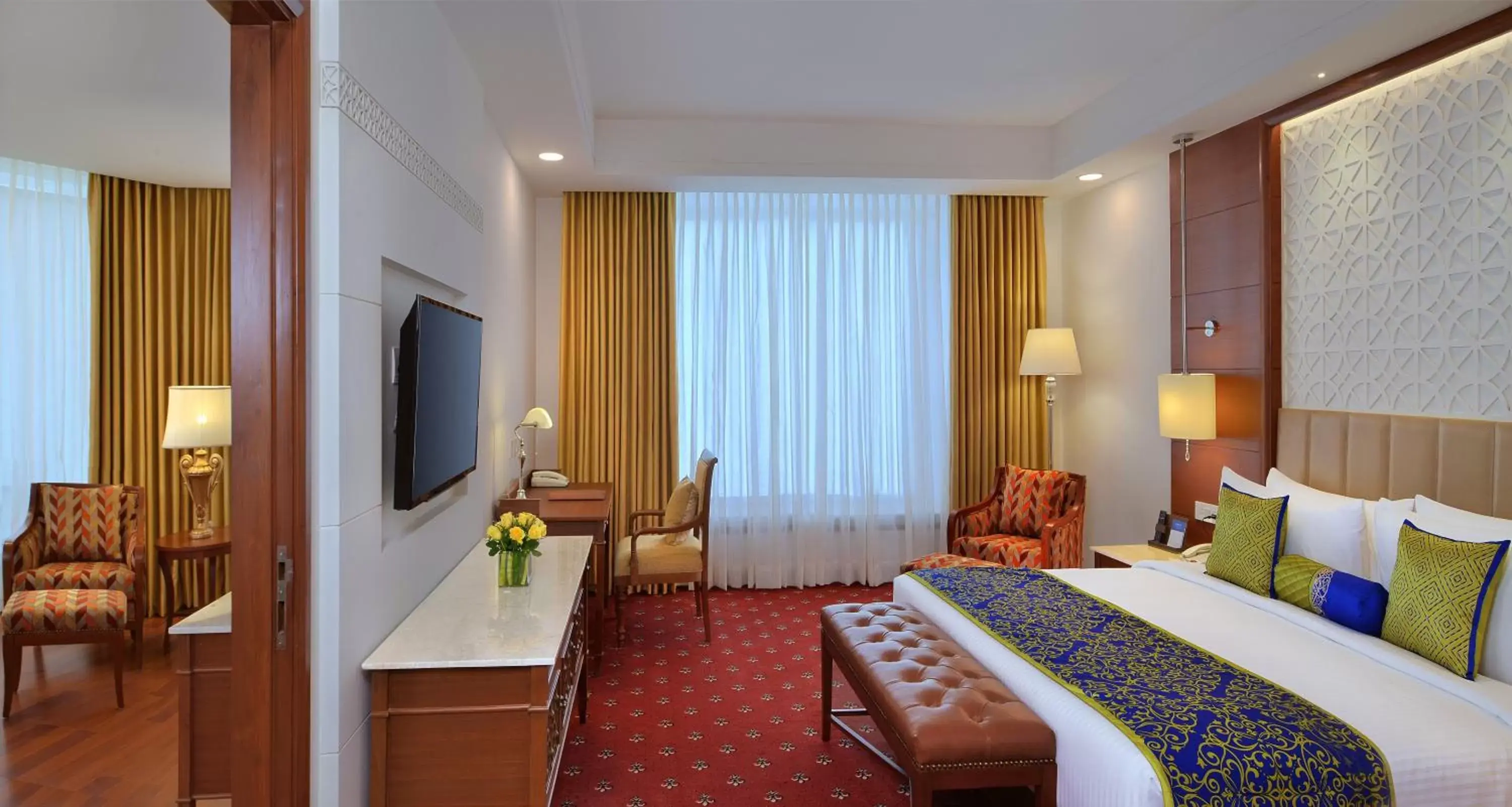 Bedroom, Bed in Fortune Park BBD, Lucknow - Member ITC Hotels' Group Bedroom, Bed in Fortune Park BBD, Lucknow - Member ITC Hotels' Group