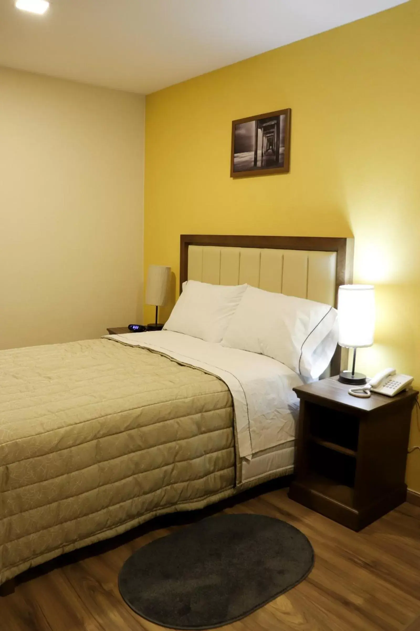 Bed in Hotel JYE by Serranillo, Mineral del Monte Hgo