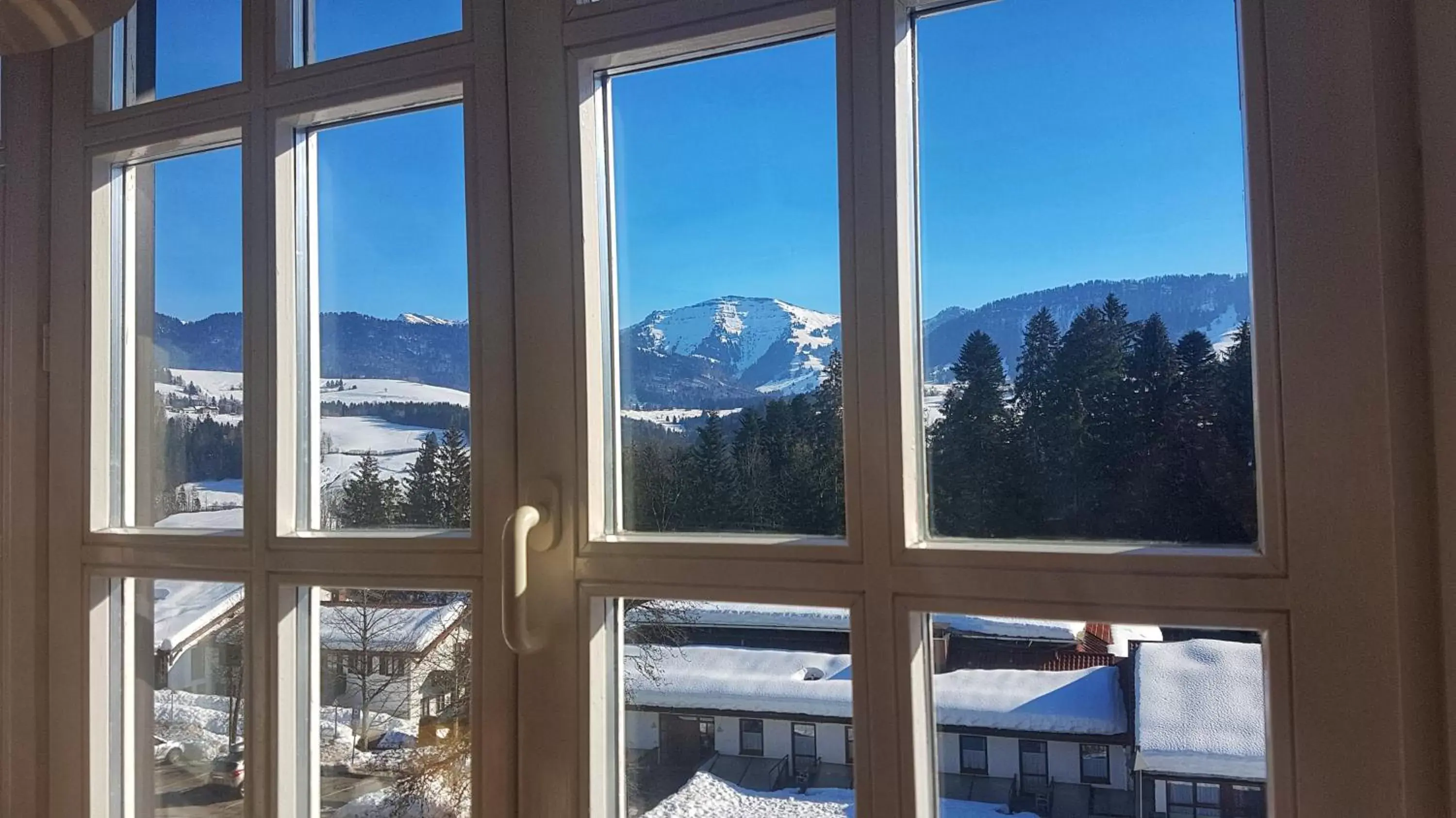 Balcony/Terrace, Winter in MONDI Resort und Chalet Oberstaufen