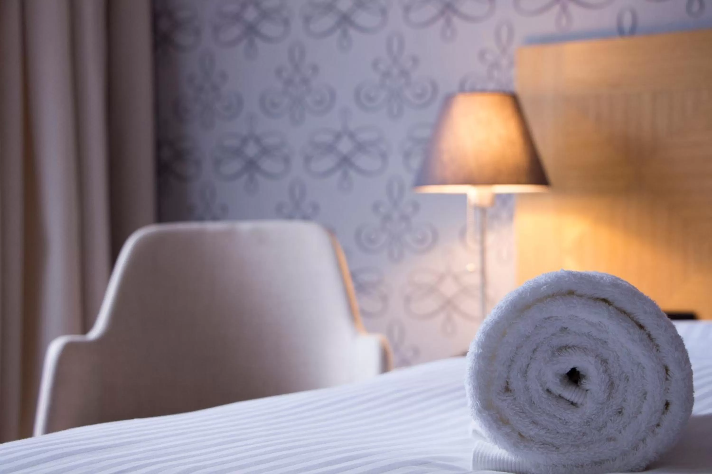 Decorative detail, Bed in Four-G Hotel