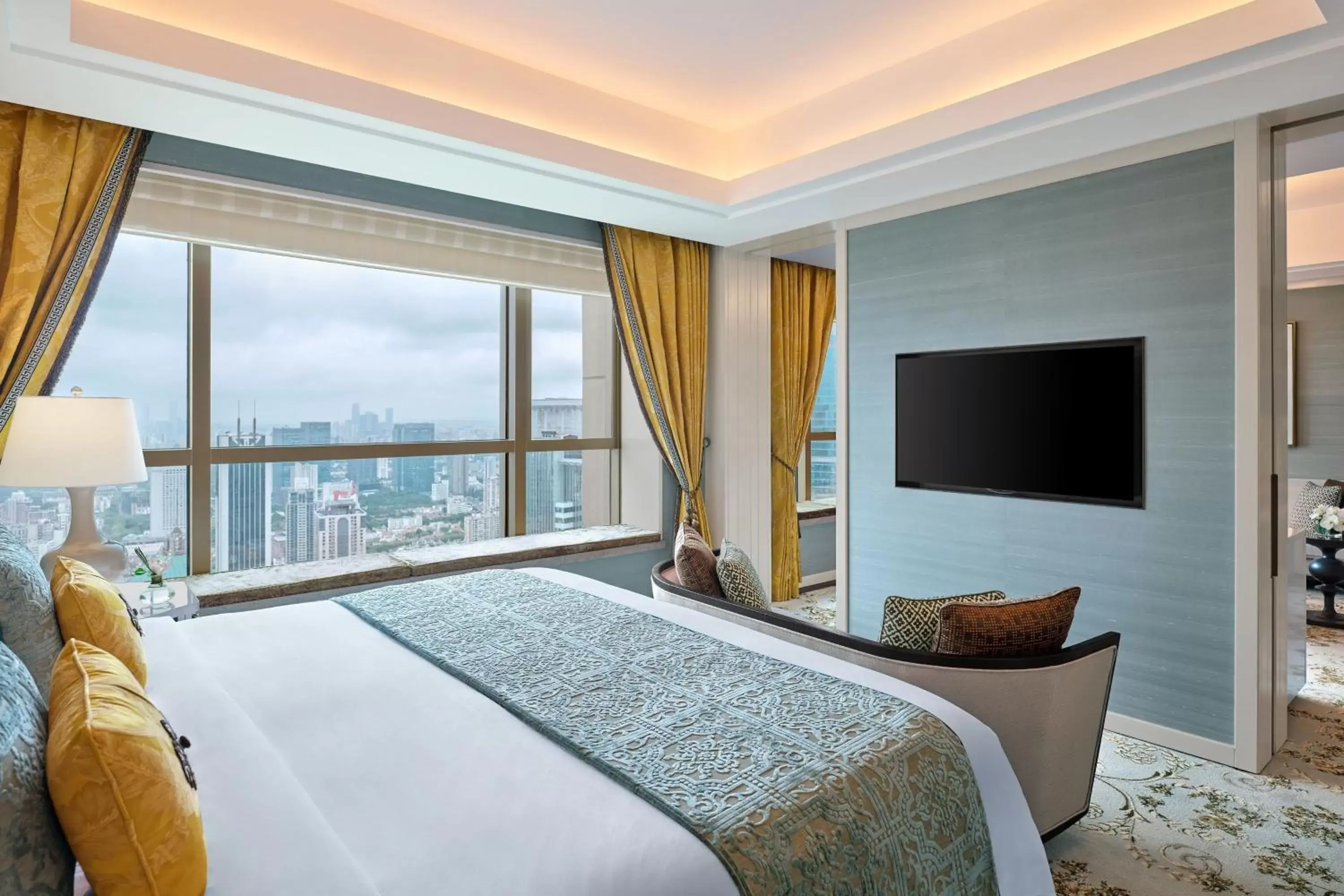 Bedroom in The St. Regis Shanghai Jingan