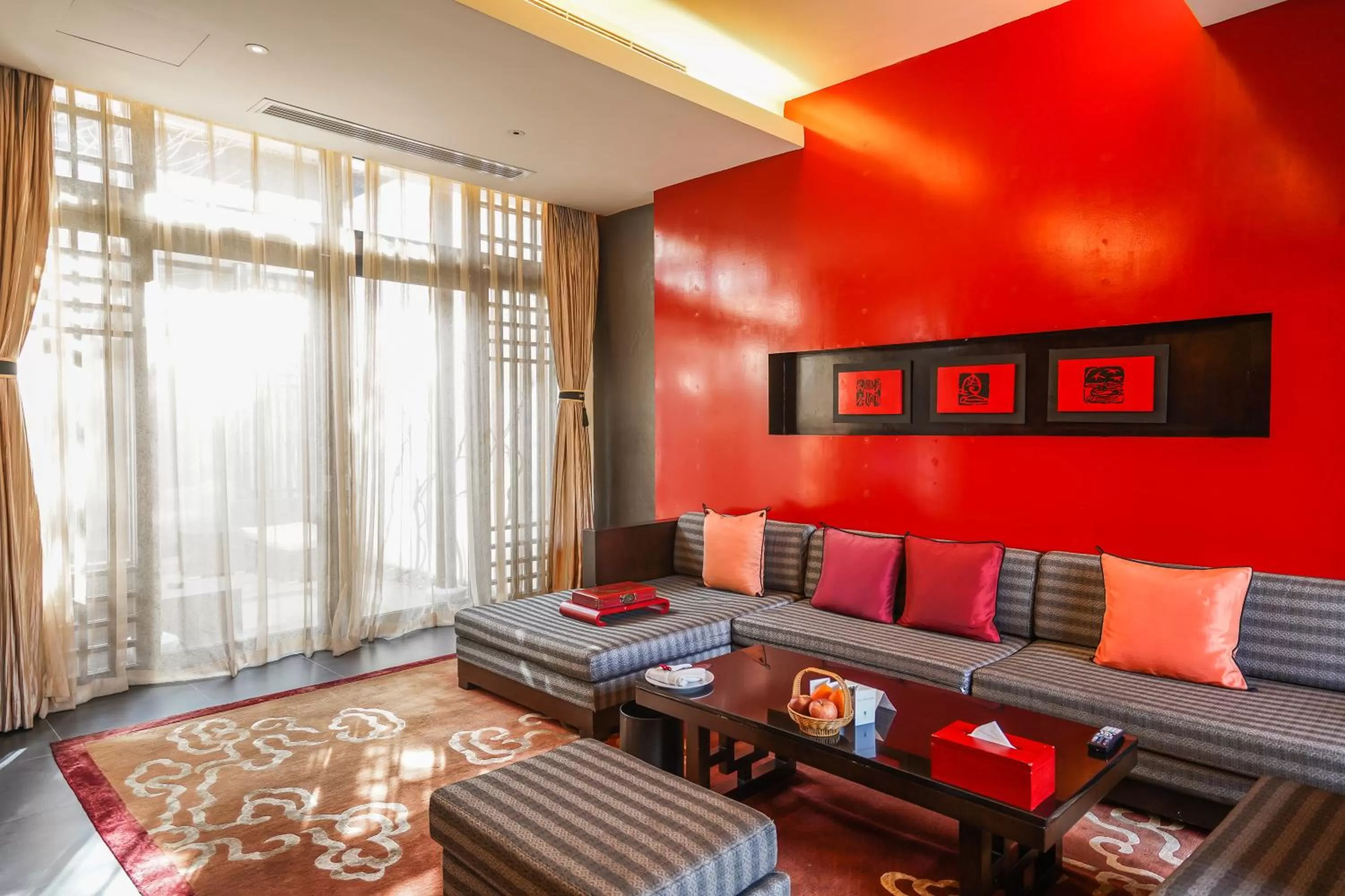 Living room in Banyan Tree Lijiang