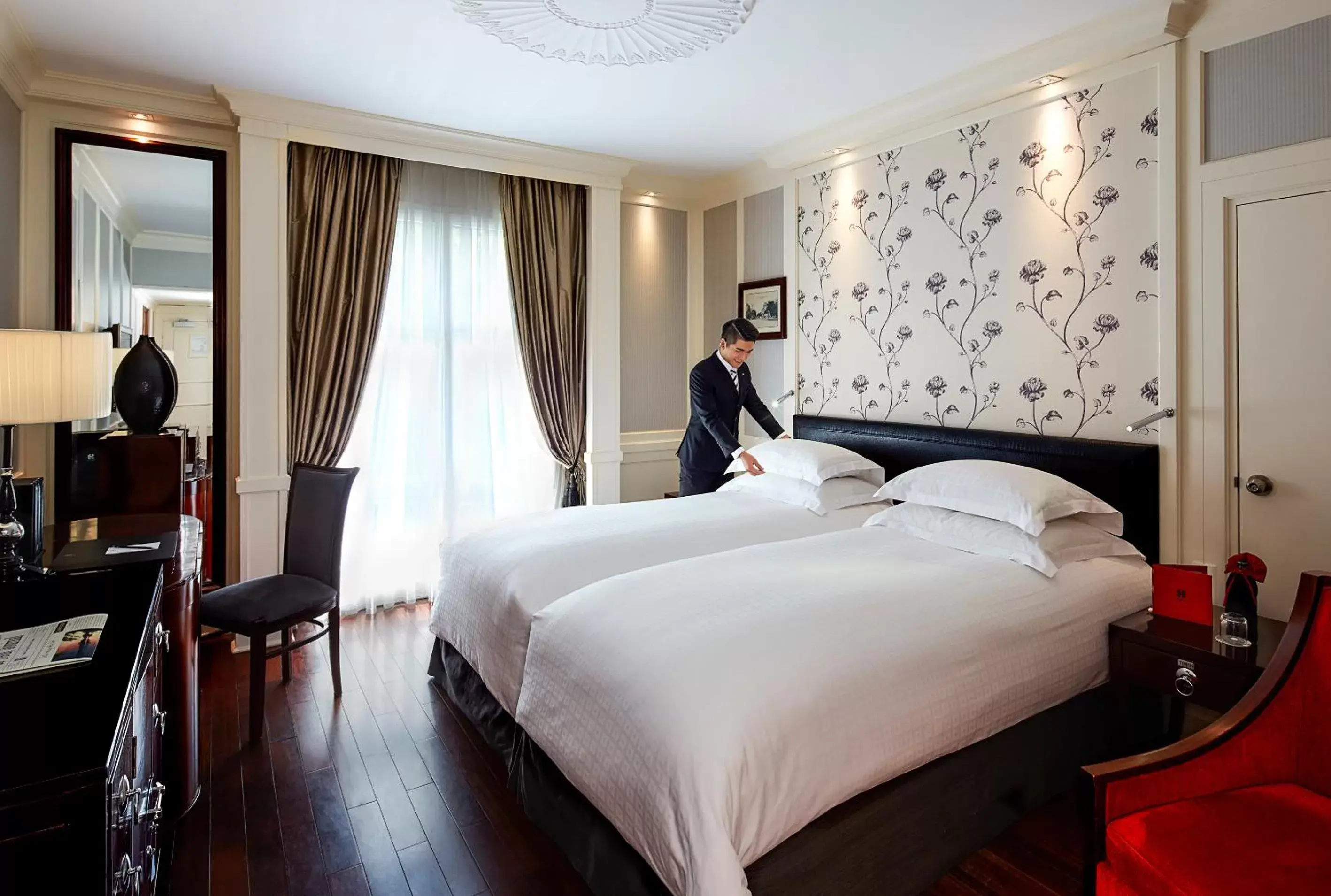 Bed in Sofitel Legend Metropole Hanoi