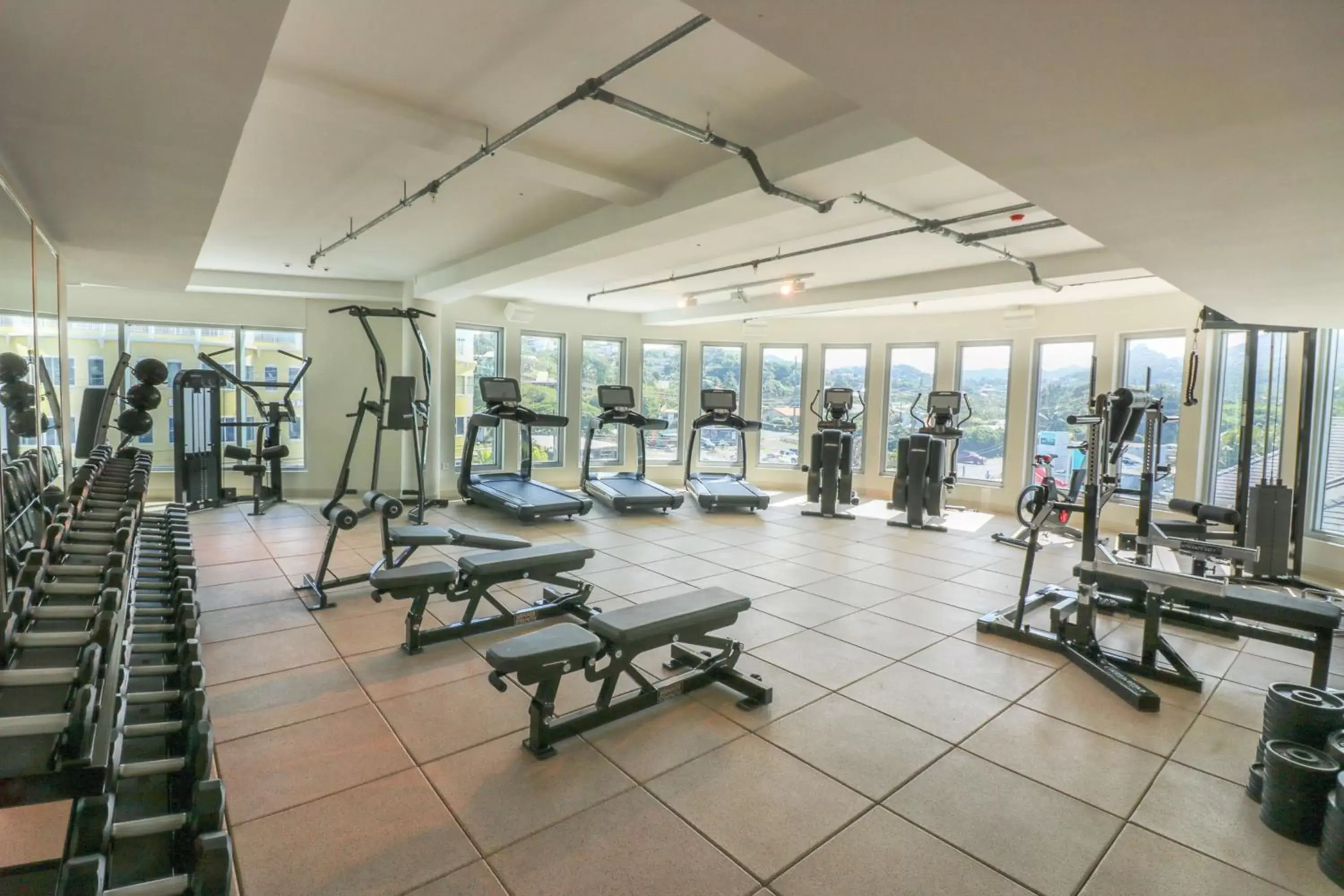 Fitness centre/facilities, Fitness Center/Facilities in Harbor Club St Lucia, Curio Collection by Hilton