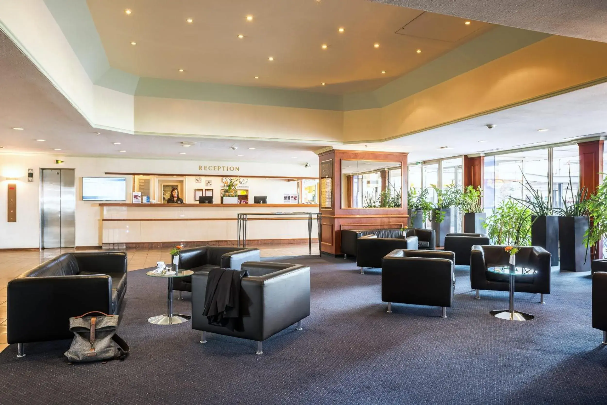 Lobby or reception, Lobby/Reception in Leoso Hotel Ludwigshafen