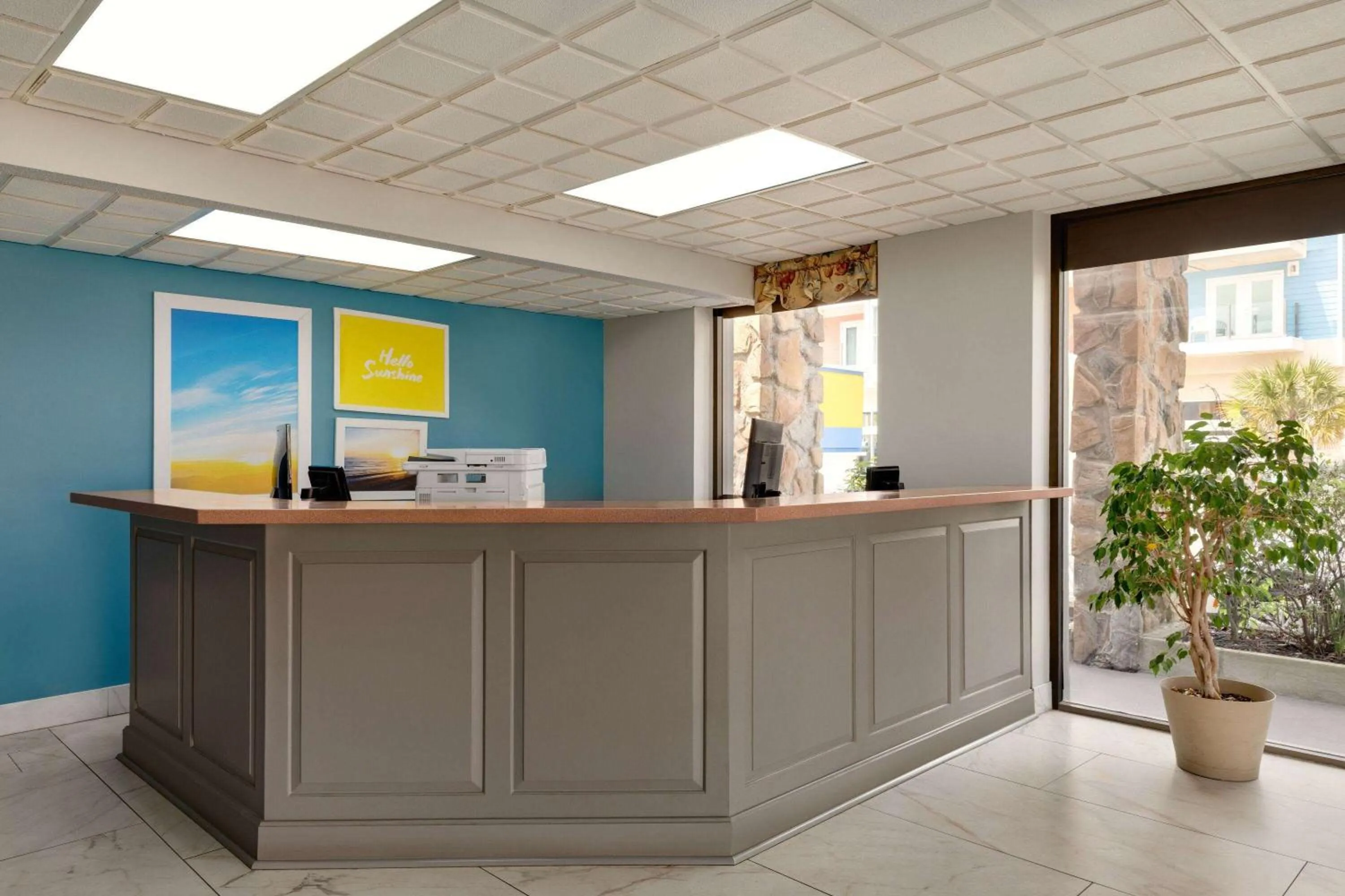 Lobby or reception in Days Inn by Wyndham Myrtle Beach-Beach Front