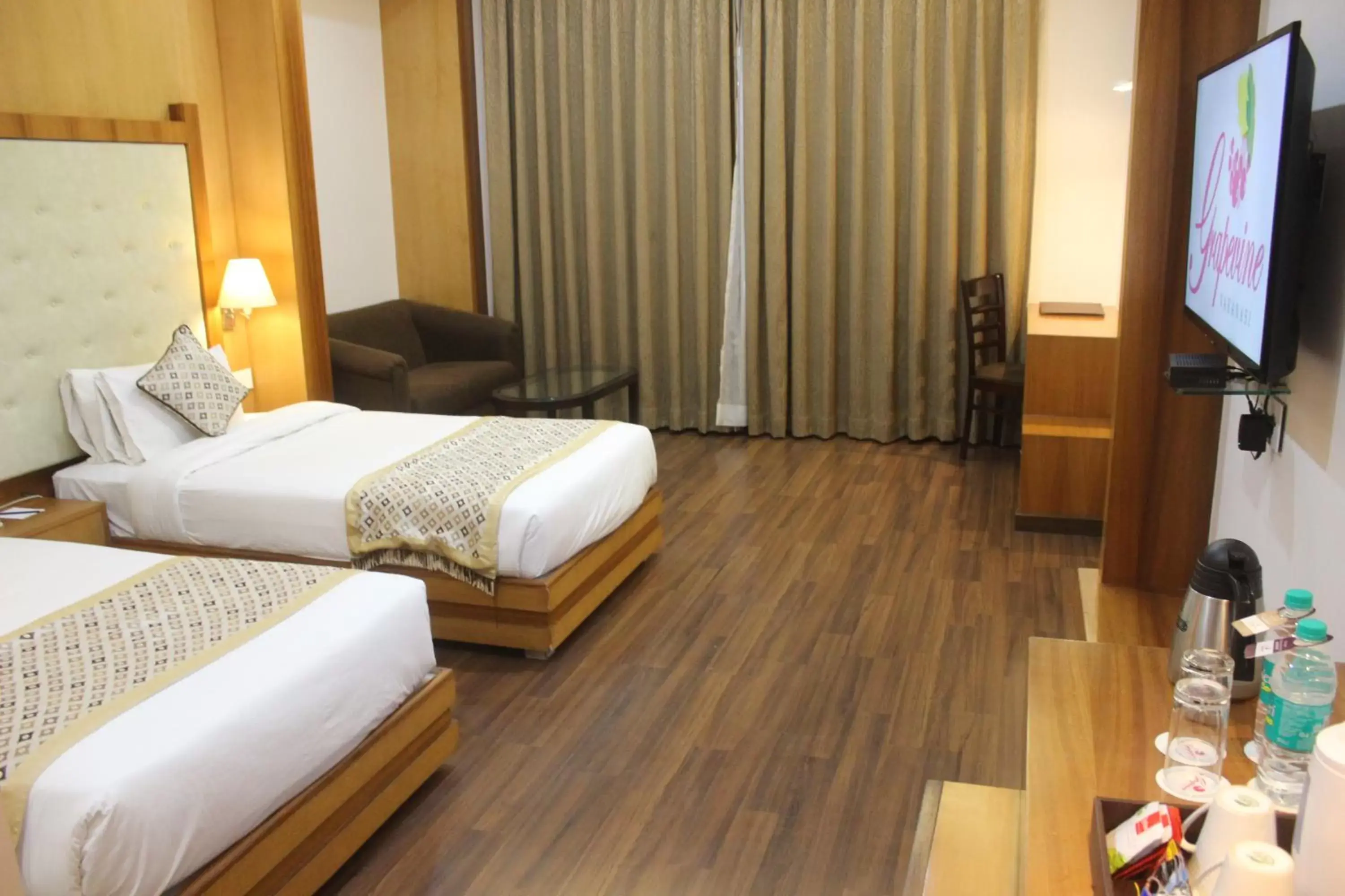 Photo of the whole room, Bed in Ramada by Wyndham Varanasi Katesar