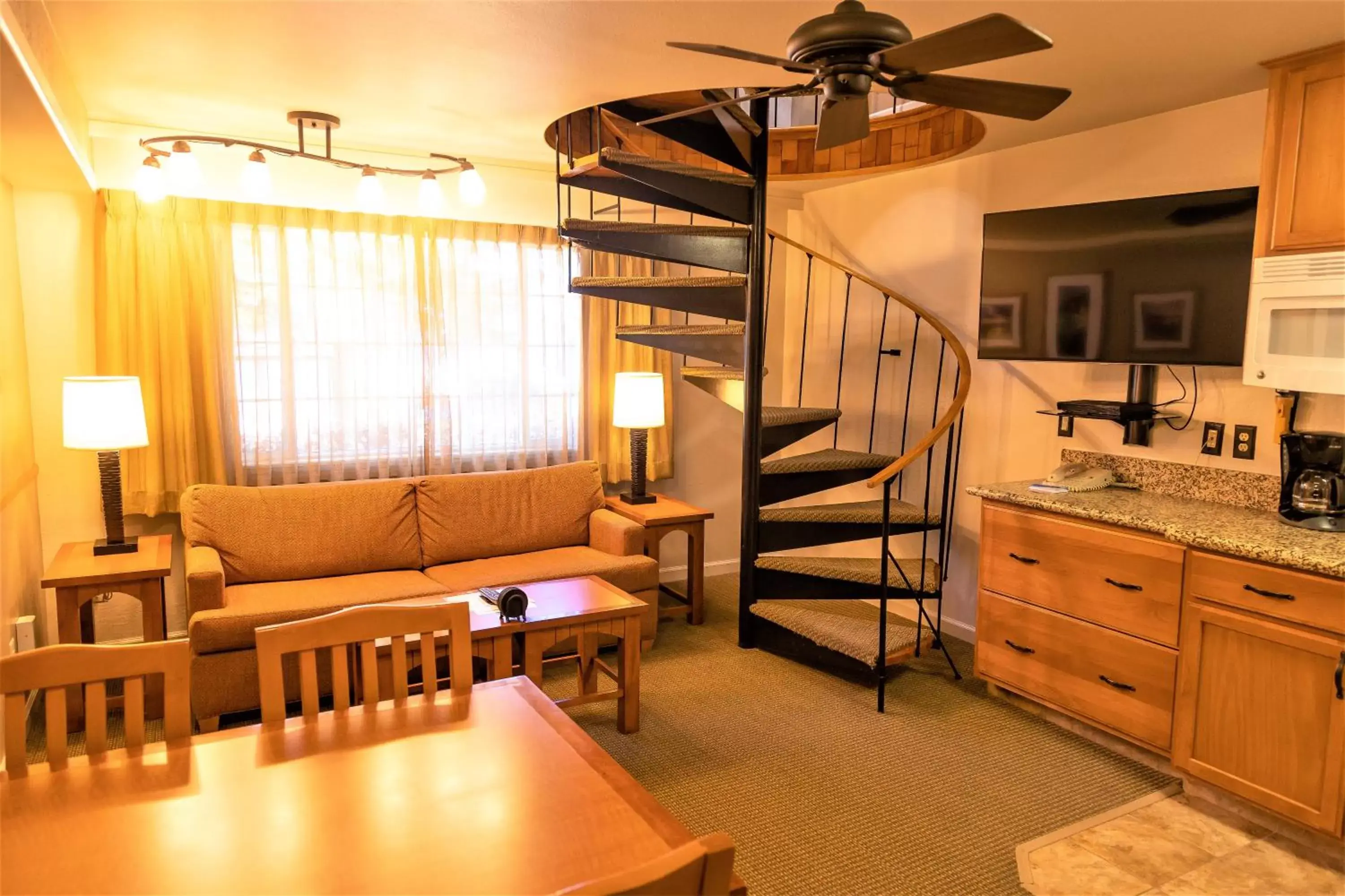 Living room in The Tahoe Beach & Ski Club Owners Association