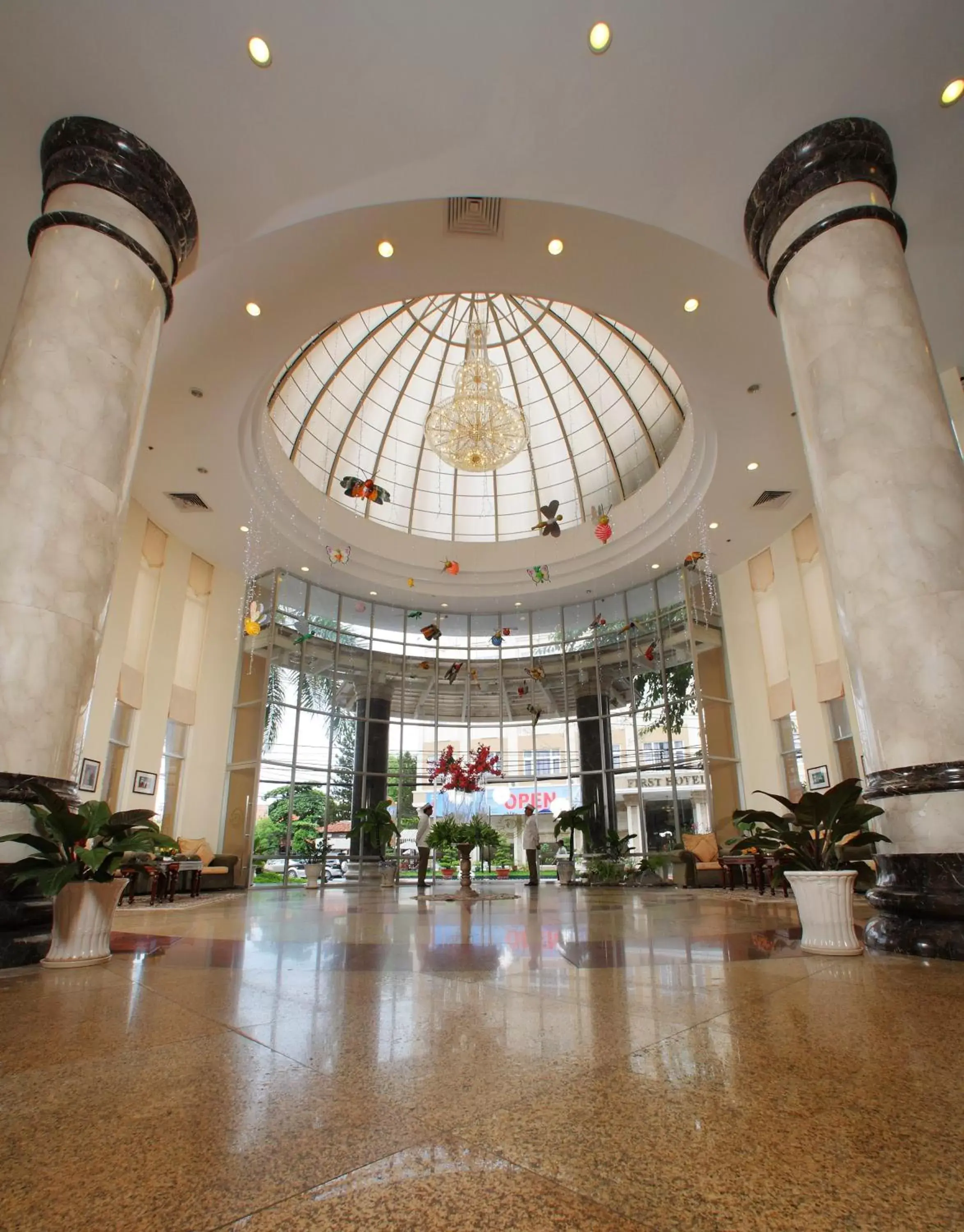 Lobby or reception in First Hotel