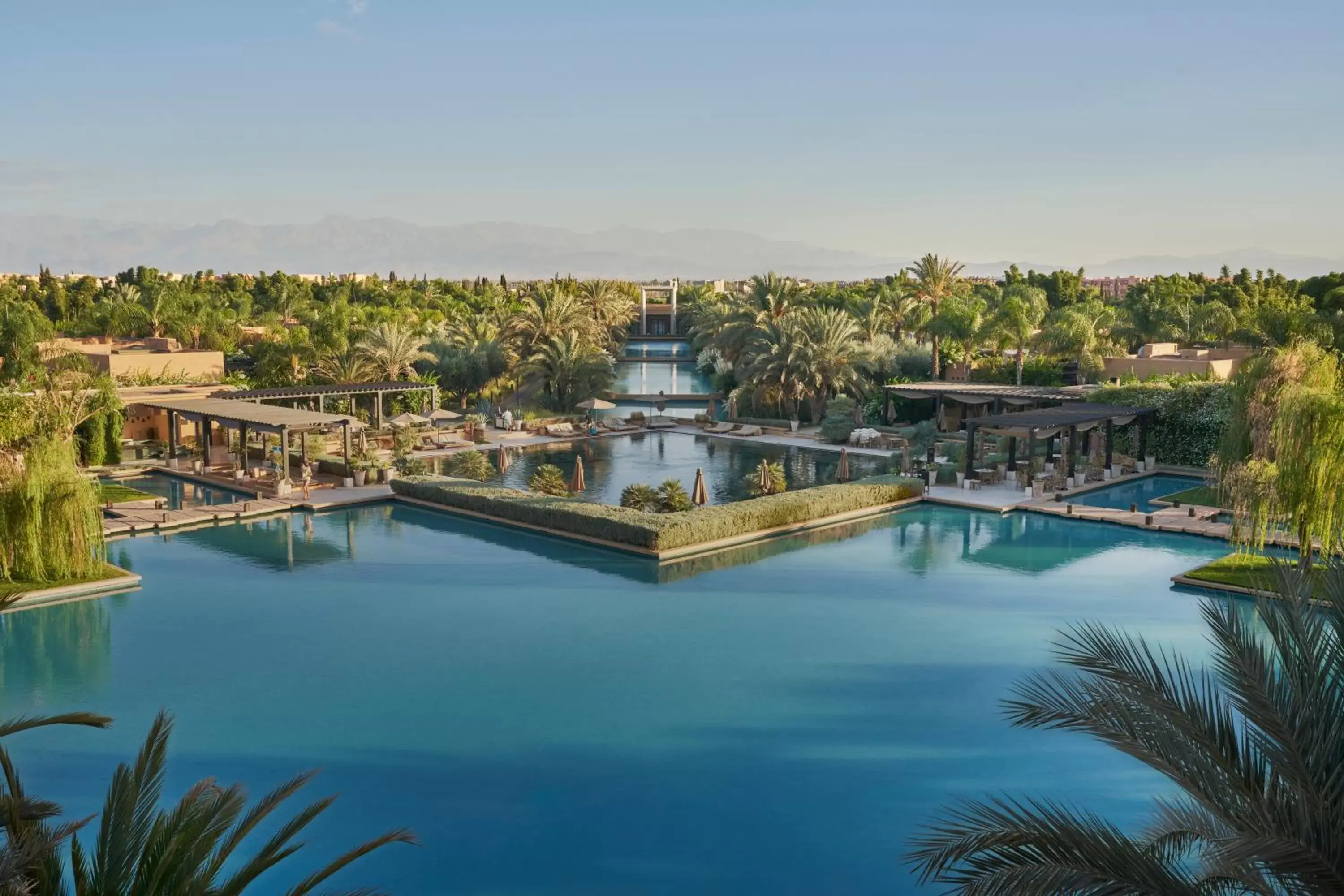 Natural landscape, Swimming Pool in Mandarin Oriental, Marrakech