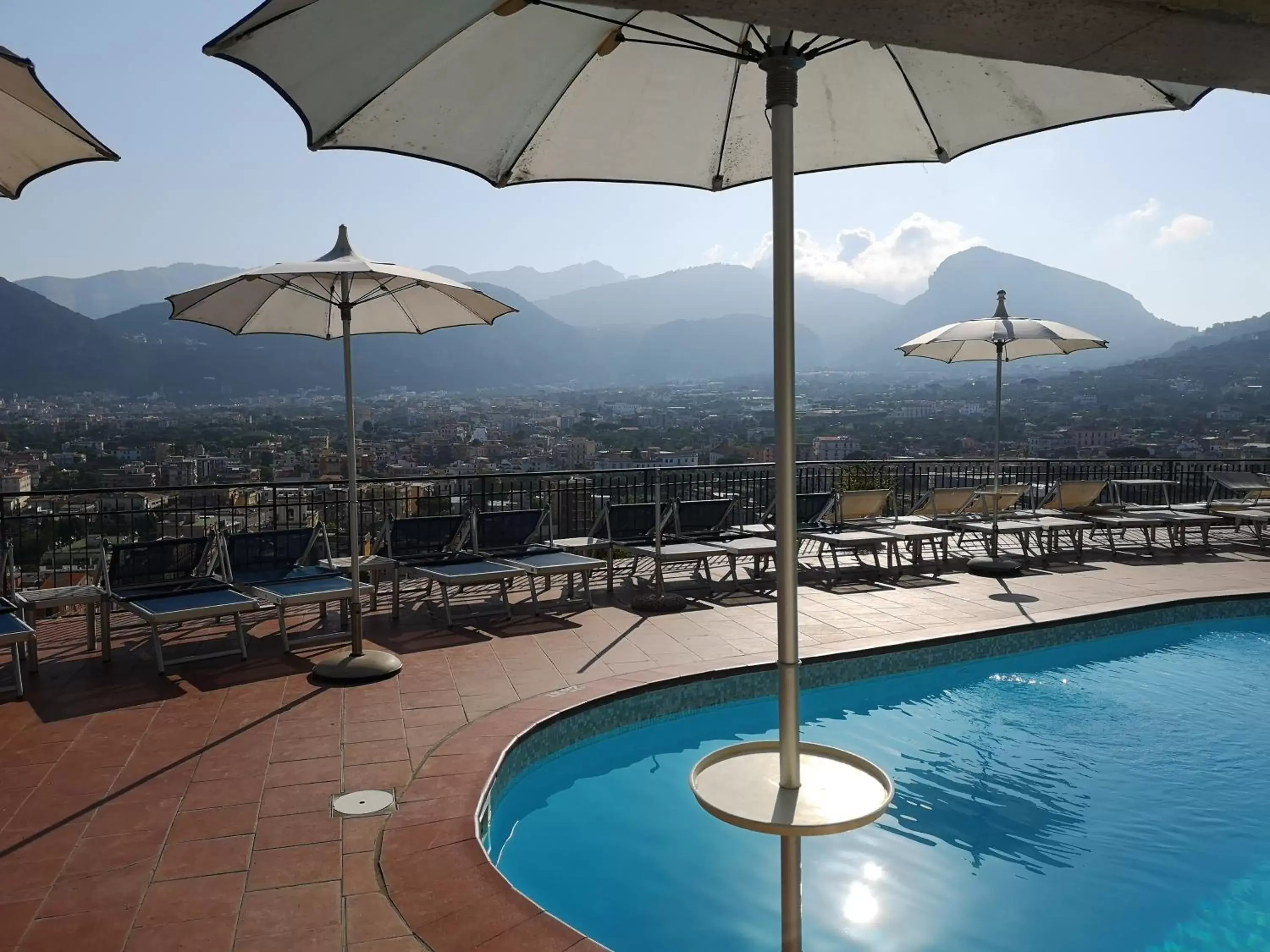 Pool View in Hotel Cristina