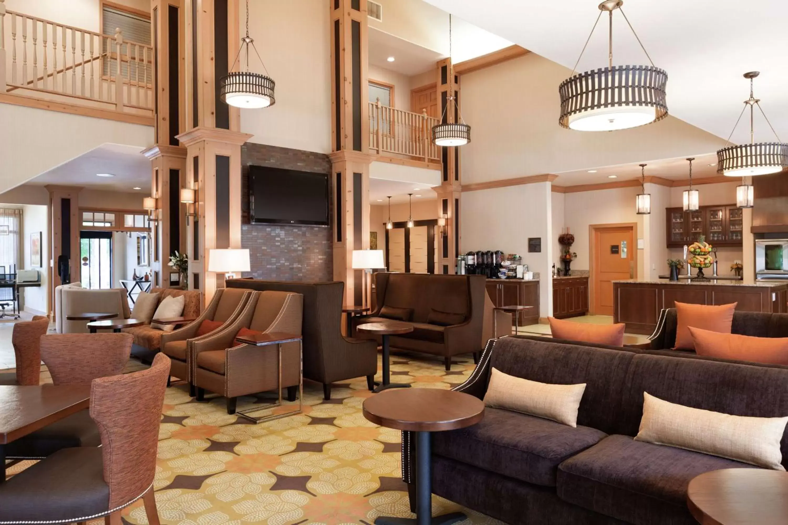 Lobby or reception, Lounge/Bar in Homewood Suites by Hilton Vancouver / Portland