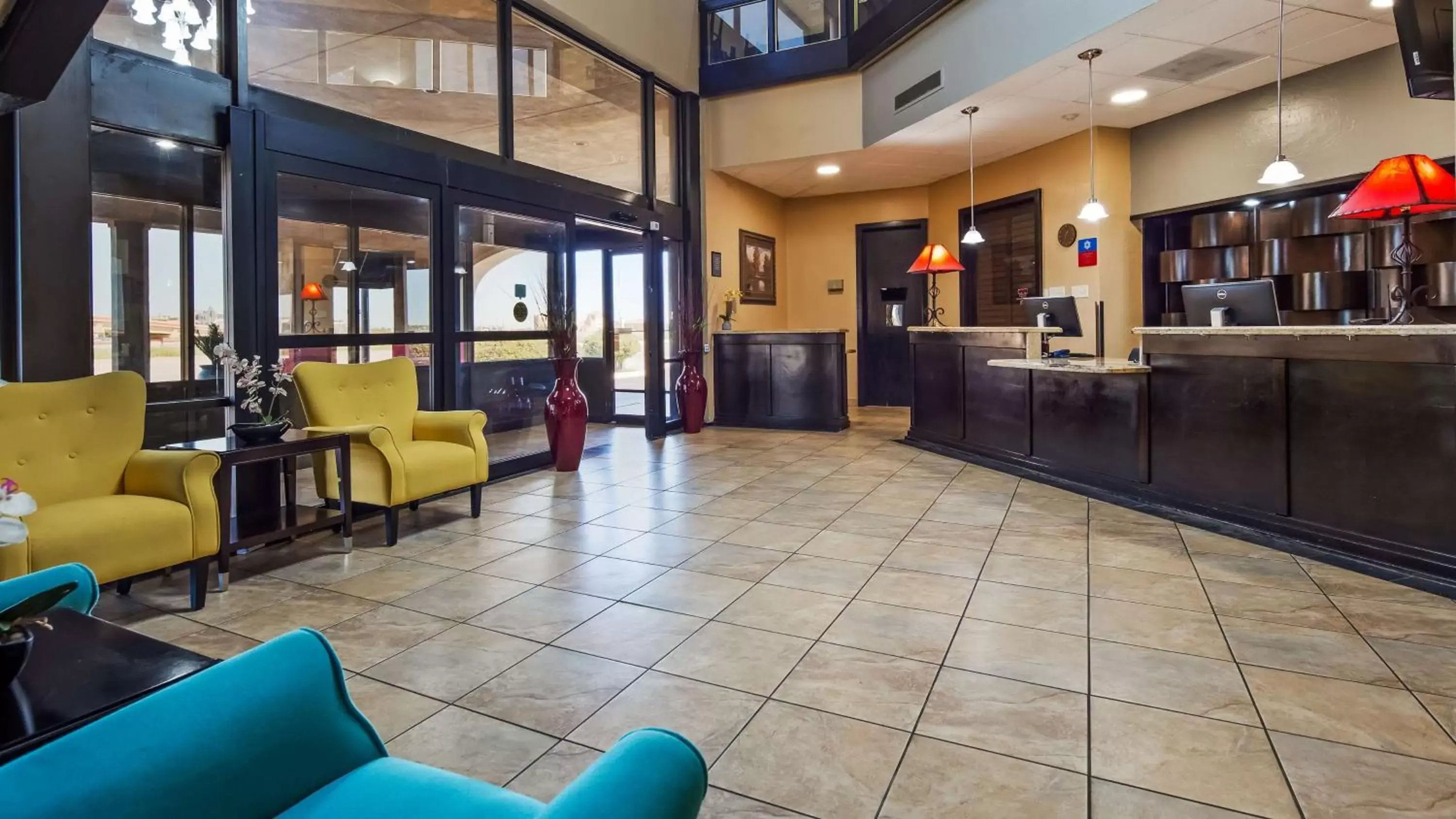 Lobby or reception, Lobby/Reception in SureStay Plus Hotel by Best Western Lubbock Medical Center