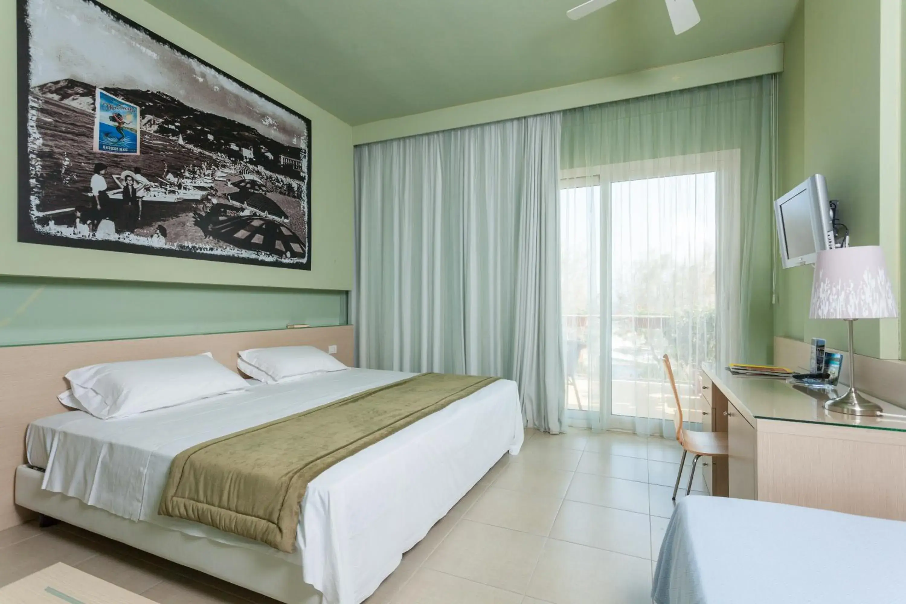 Bed in Hotel Resort Marinella