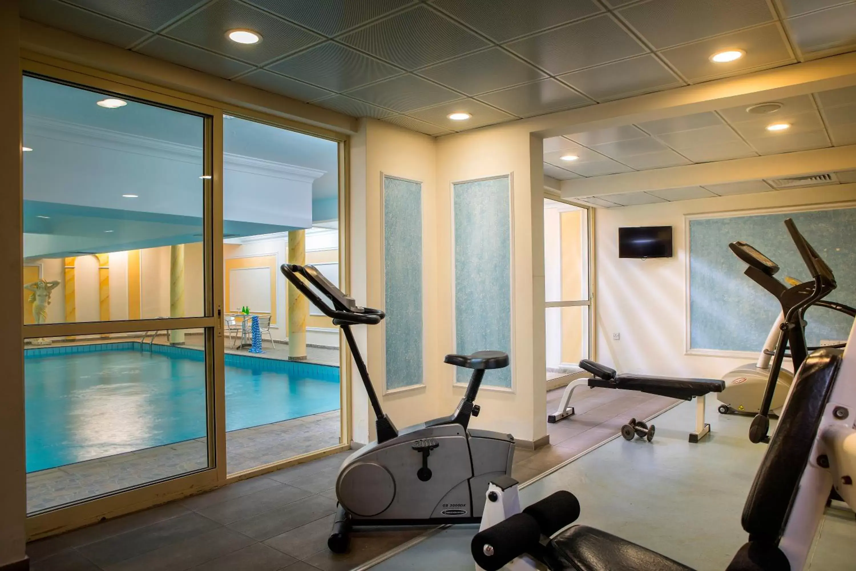 Fitness centre/facilities in Kapetanios Limassol Hotel Fitness centre/facilities in Kapetanios Limassol Hotel