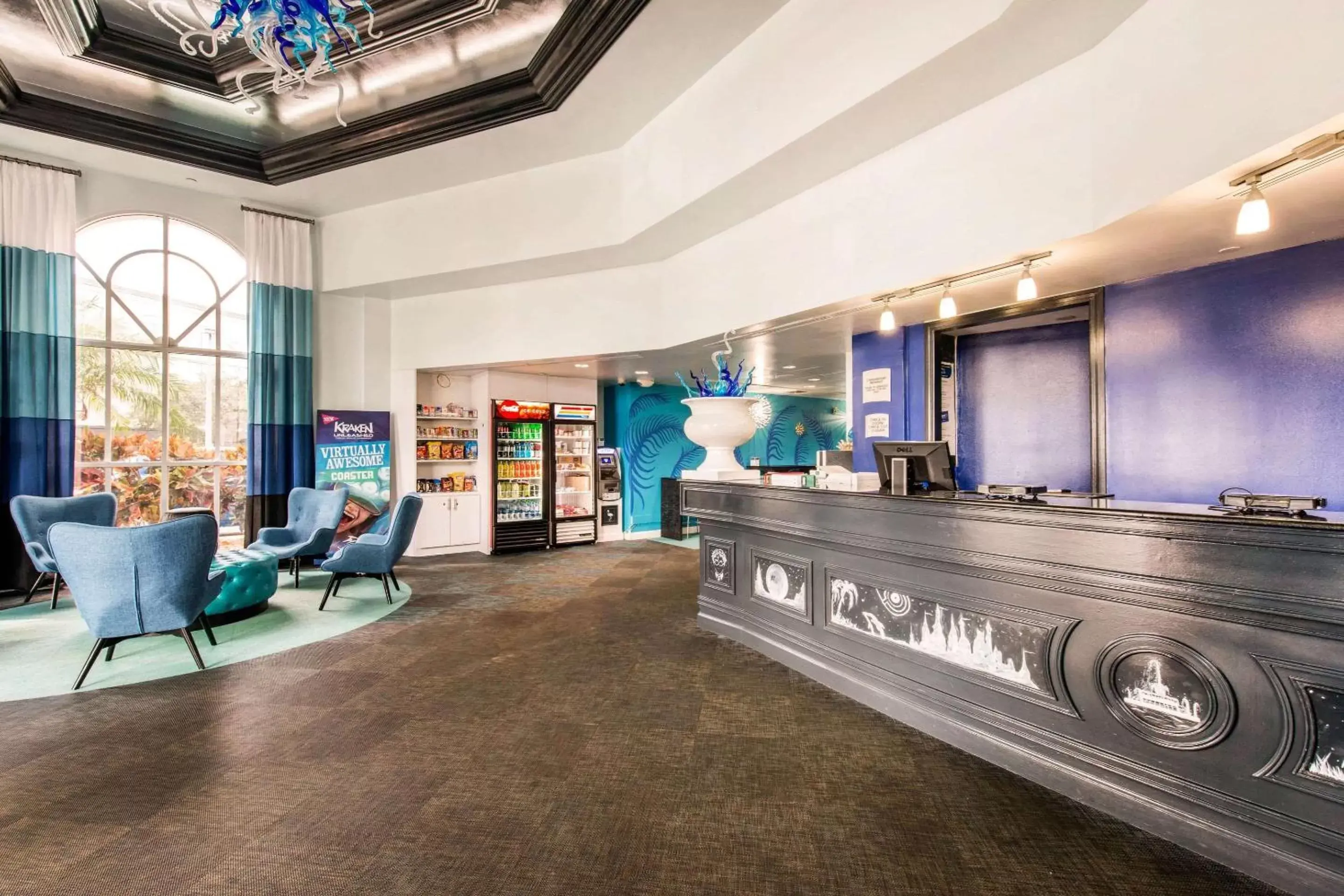 Lobby or reception, Lobby/Reception in Quality Inn & Suites Near the Theme Parks