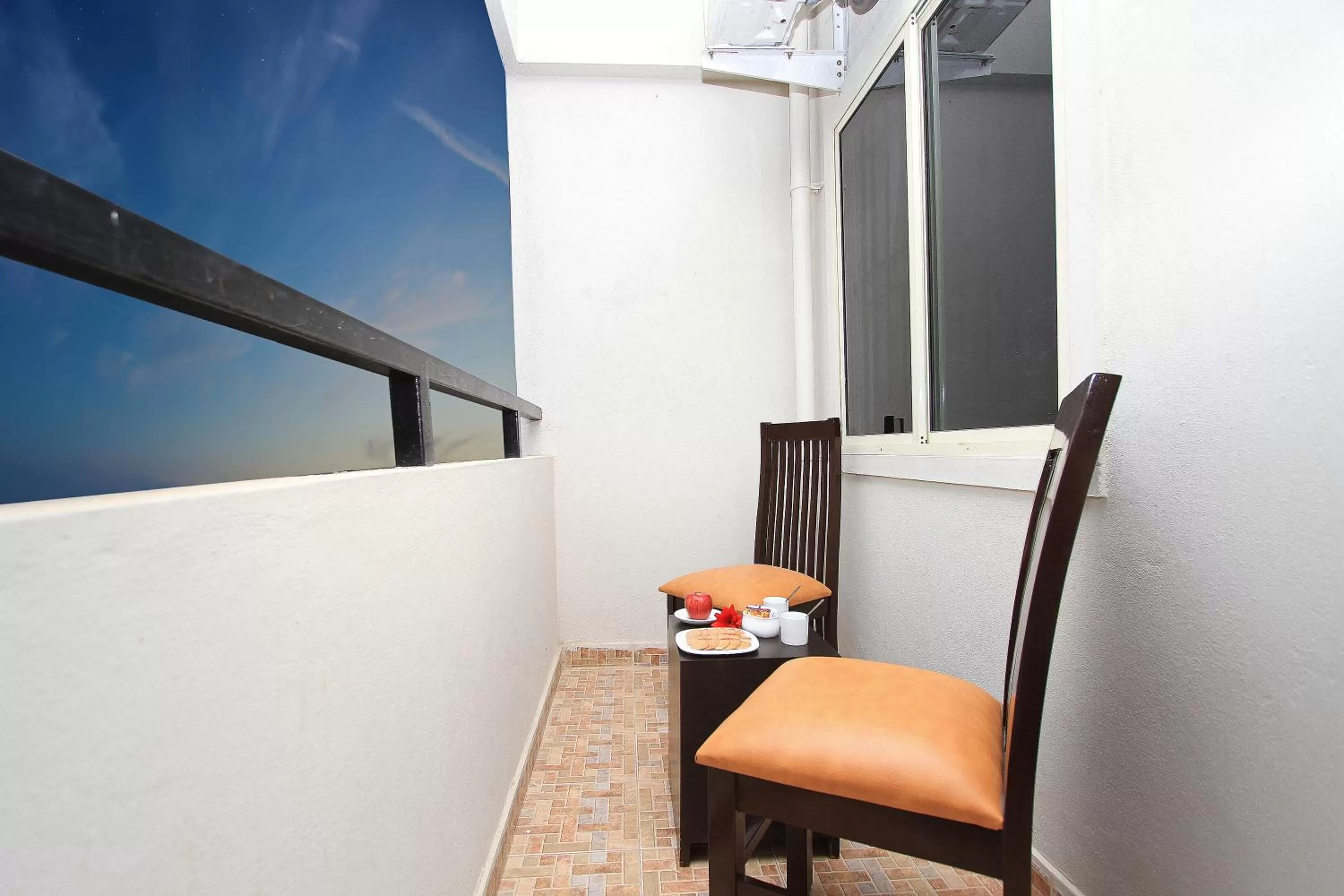 Balcony/Terrace in Arra Suites kempegowda Airport Hotel