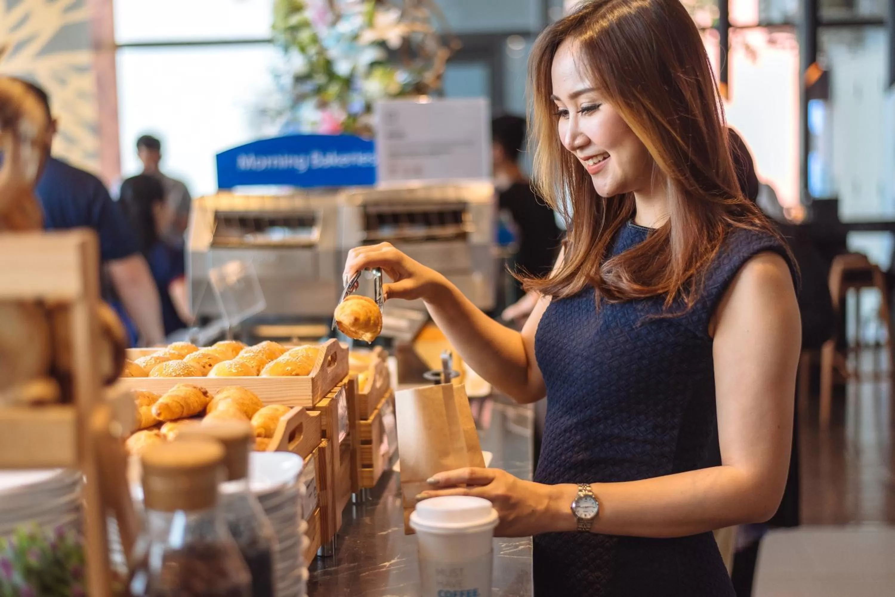 Breakfast in Holiday Inn Express Bangkok Siam by IHG