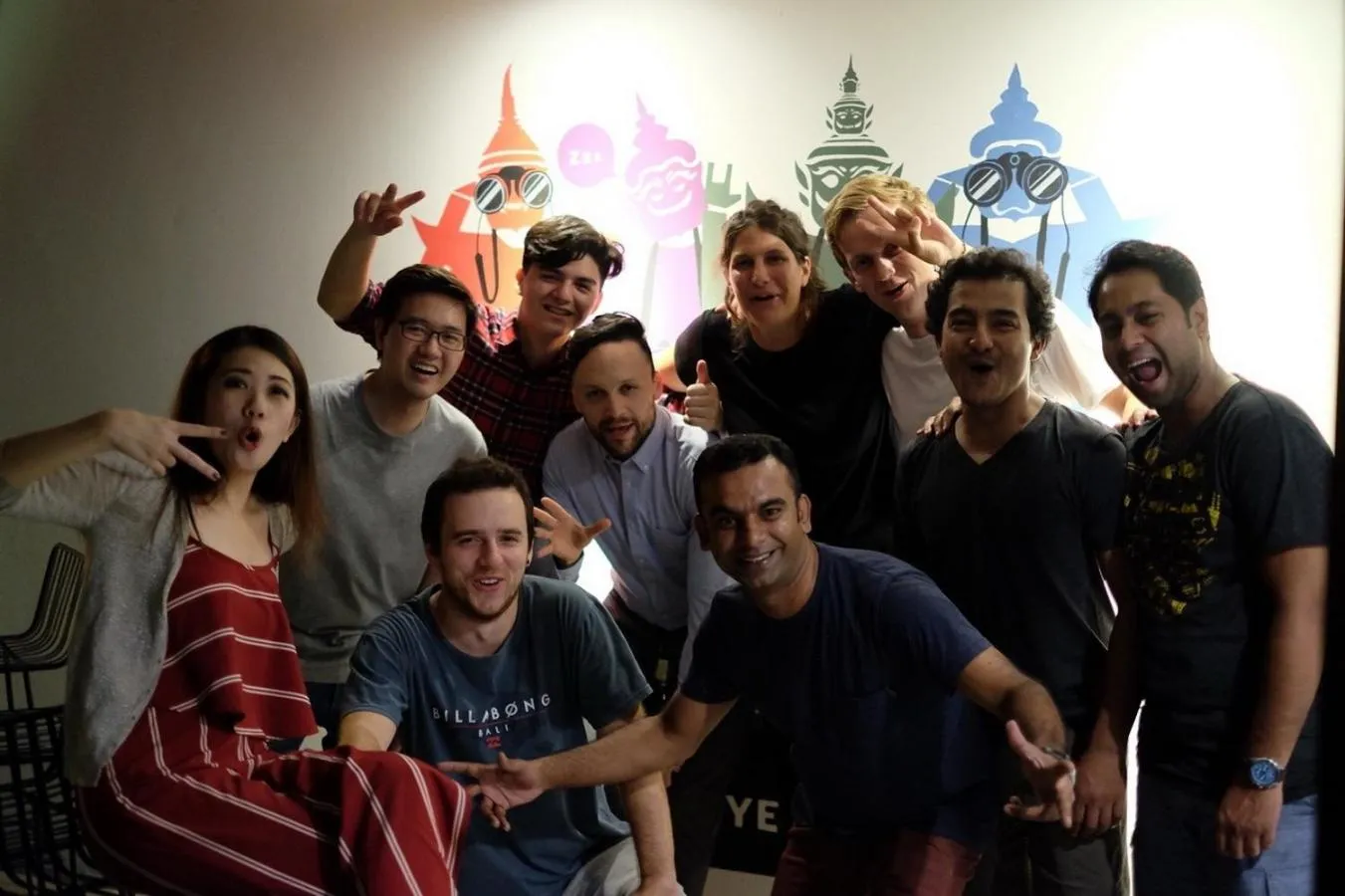 People in Yaks House Hostel