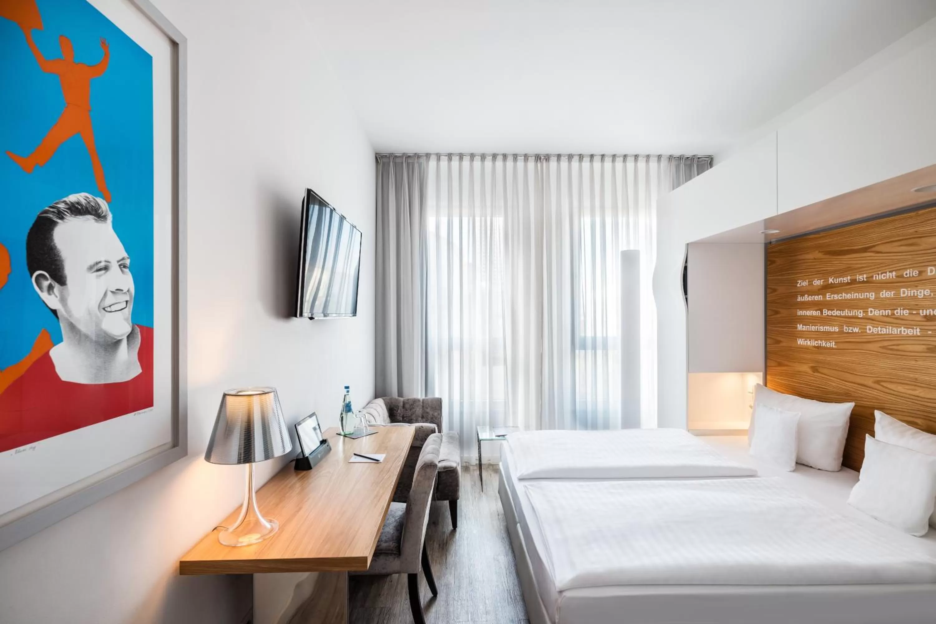 TV and multimedia, Bed in Art Hotel City Leipzig