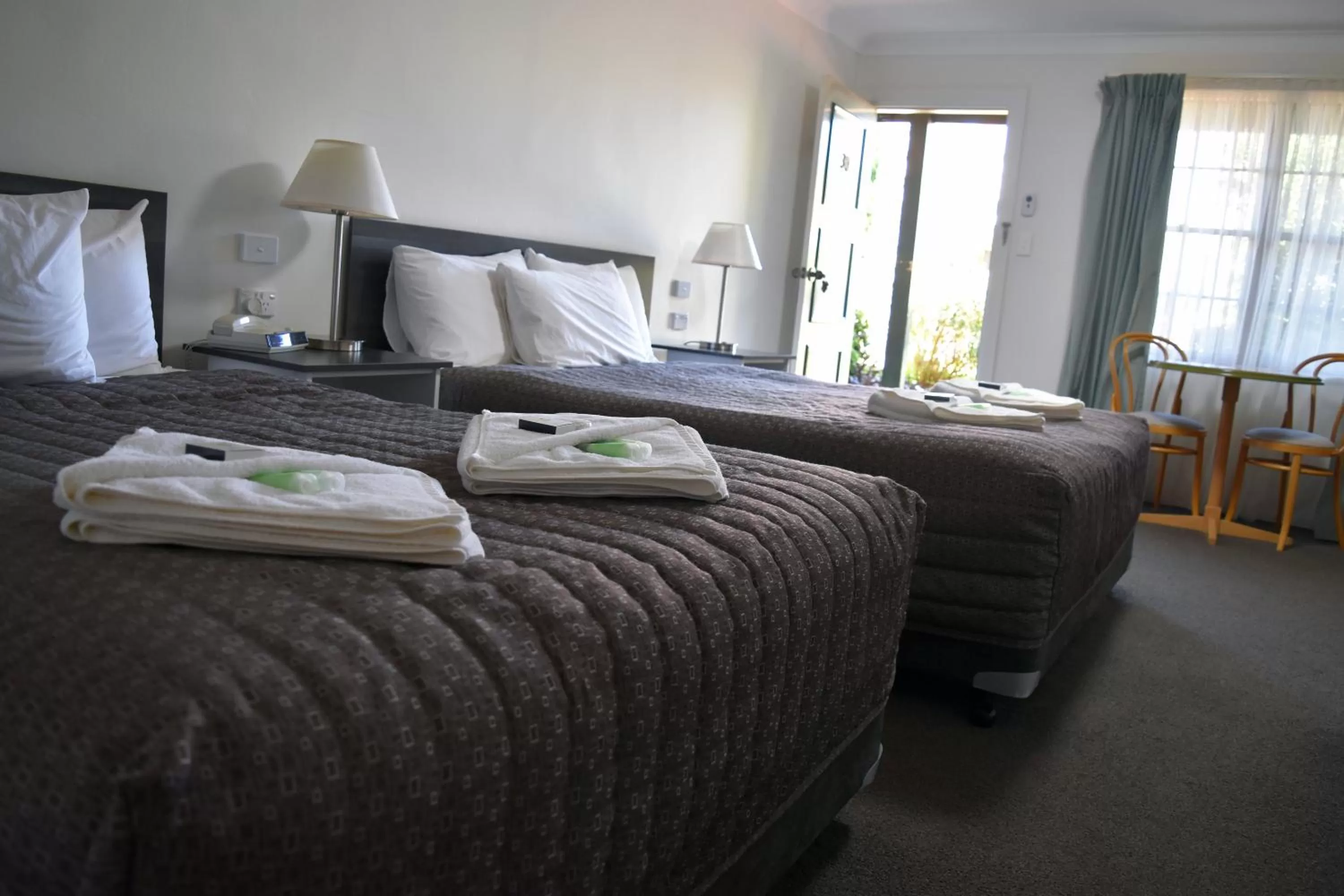 Bed in Ten Dollar Town Motel