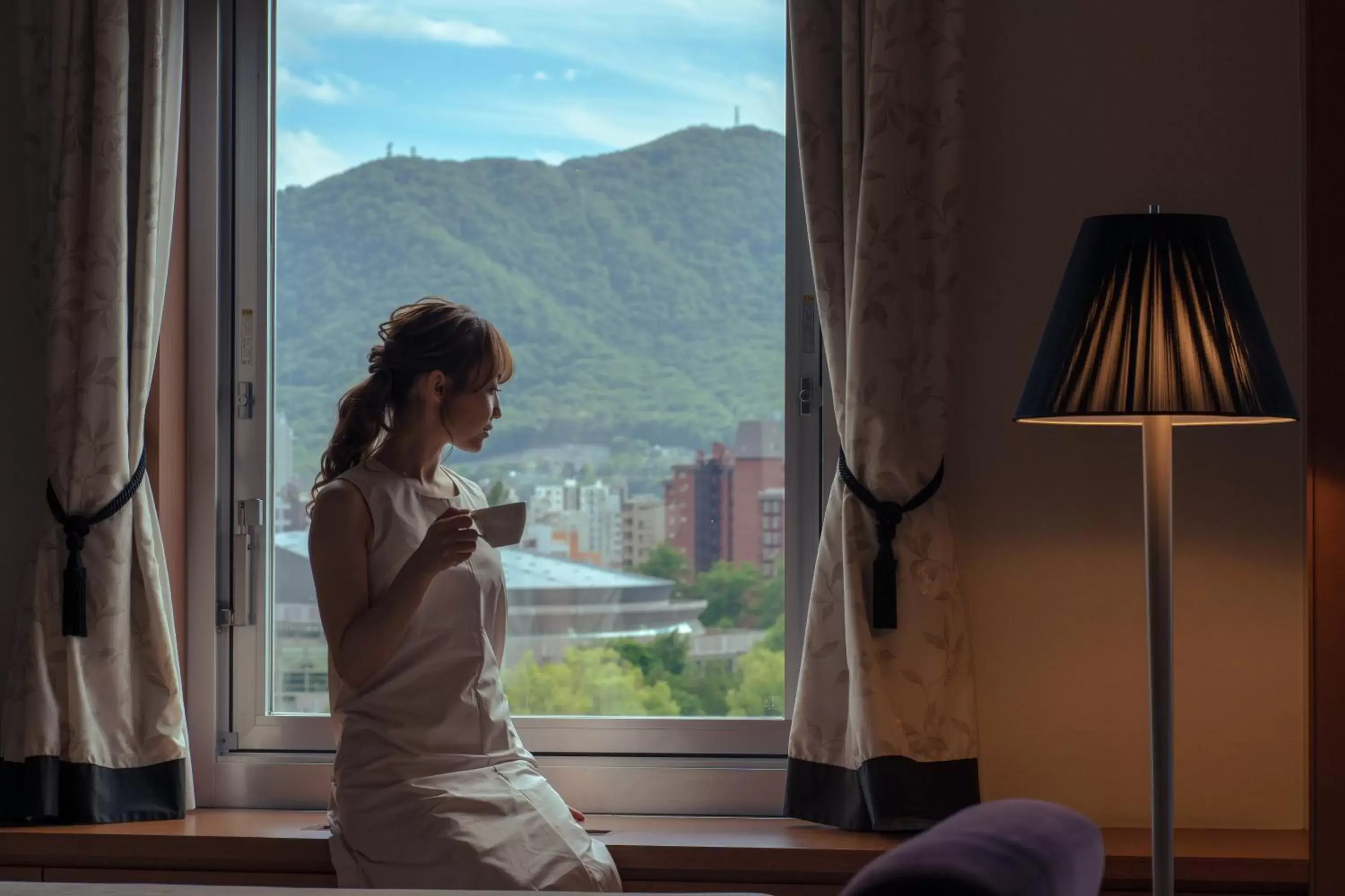 View (from property/room), Mountain View in Sapporo Park Hotel