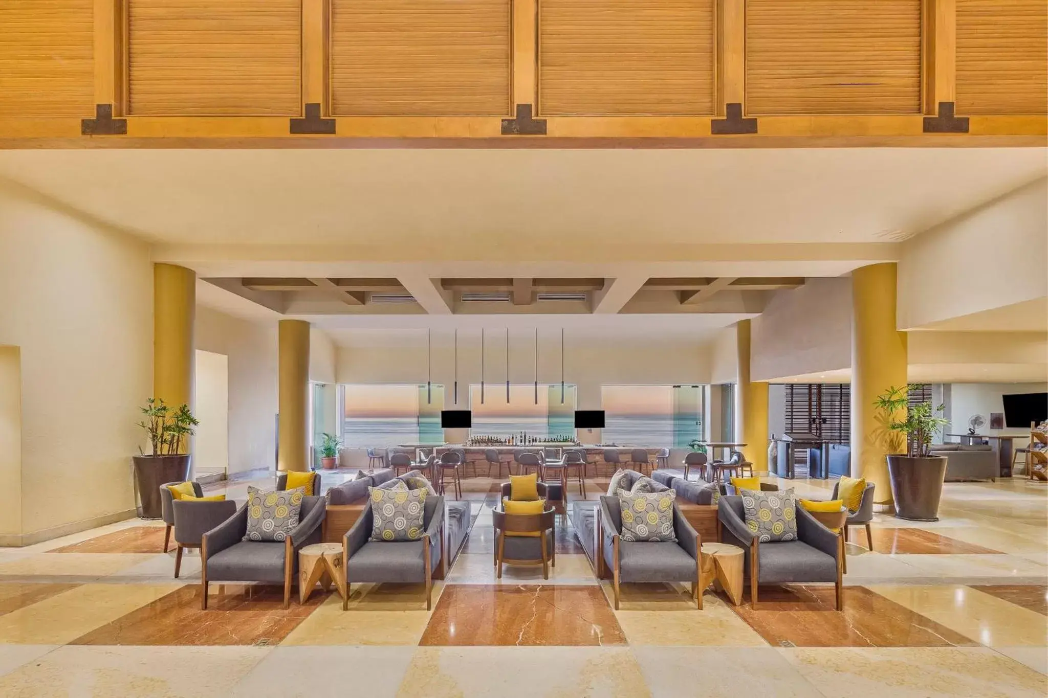 Lobby or reception, Restaurant/Places to Eat in Grand Fiesta Americana Los Cabos All Inclusive Golf & Spa
