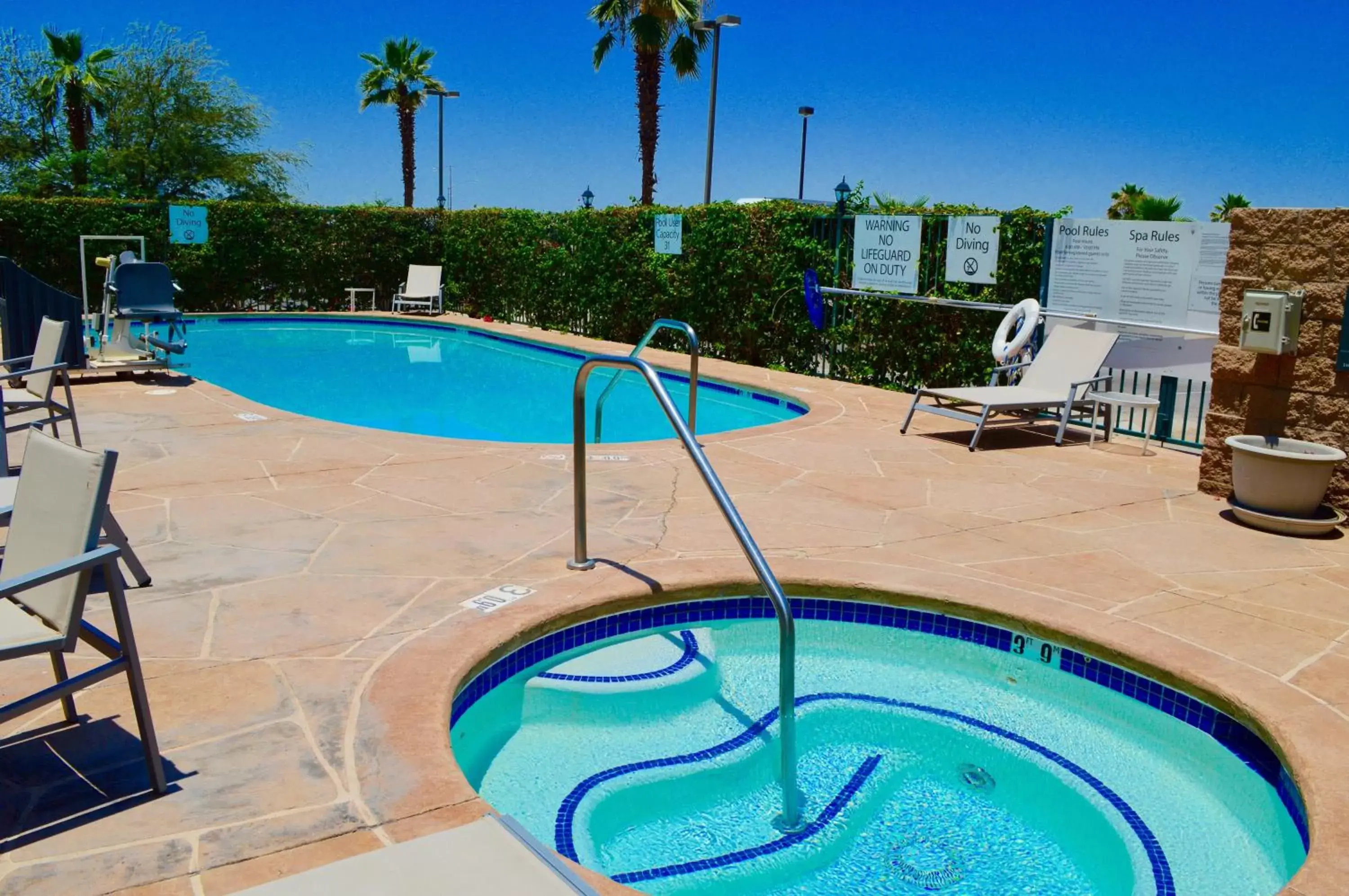 Lobby or reception, Swimming Pool in Holiday Inn Express Calexico, an IHG Hotel