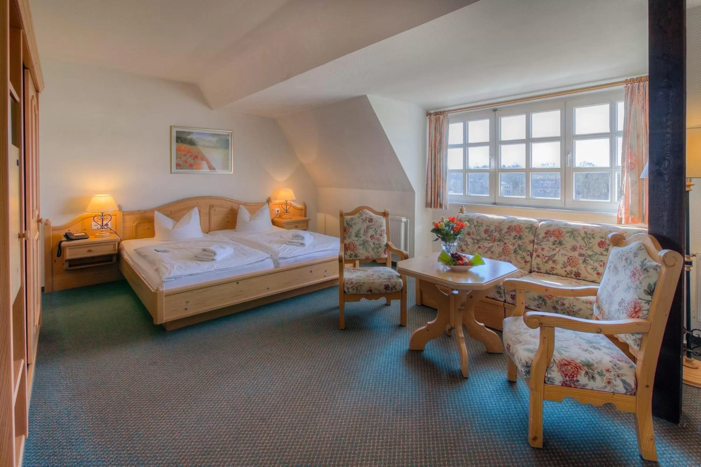 Photo of the whole room, Bed in Schloss Herrenstein