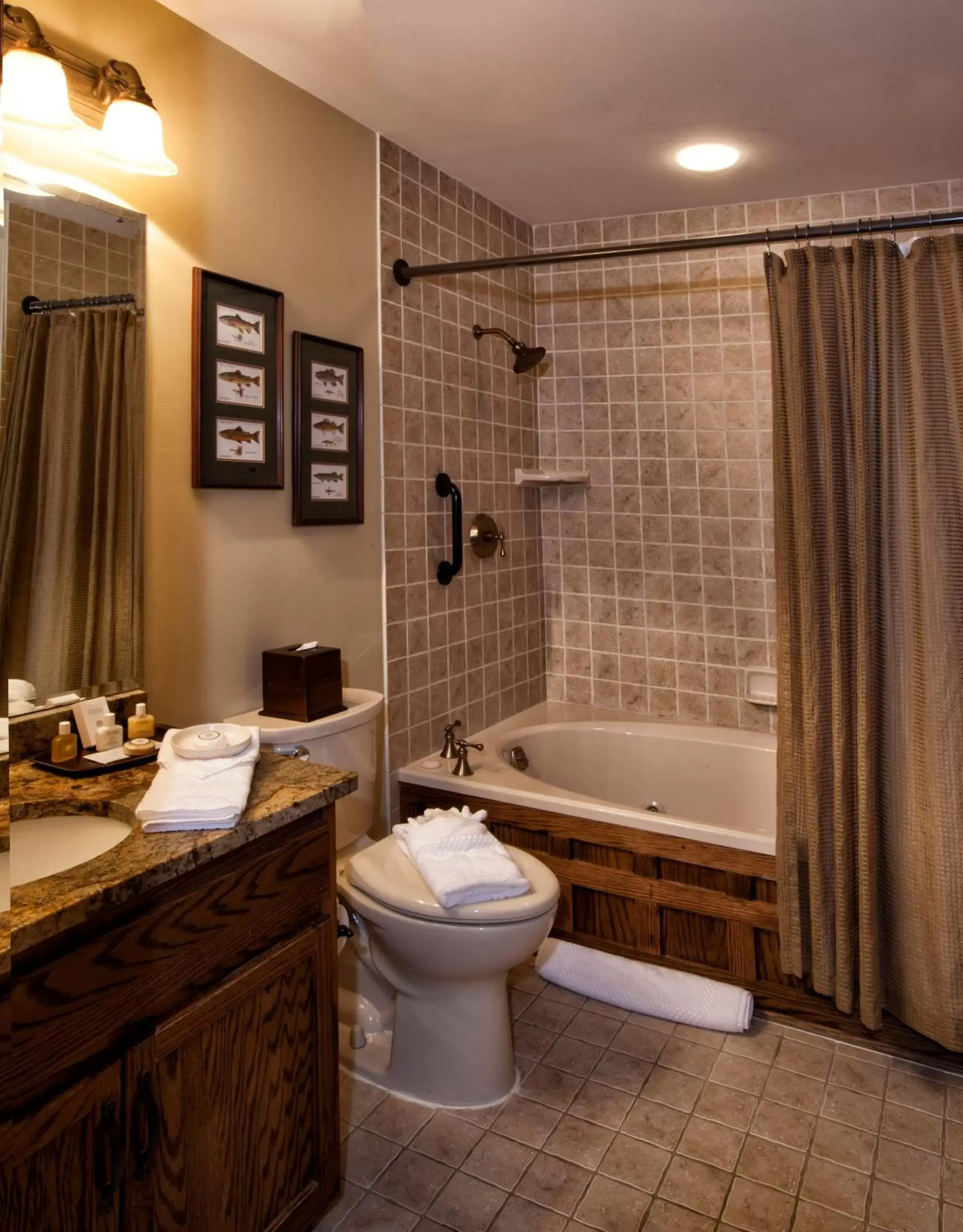 Bathroom in Bob Timberlake Inn at Chetola Resort