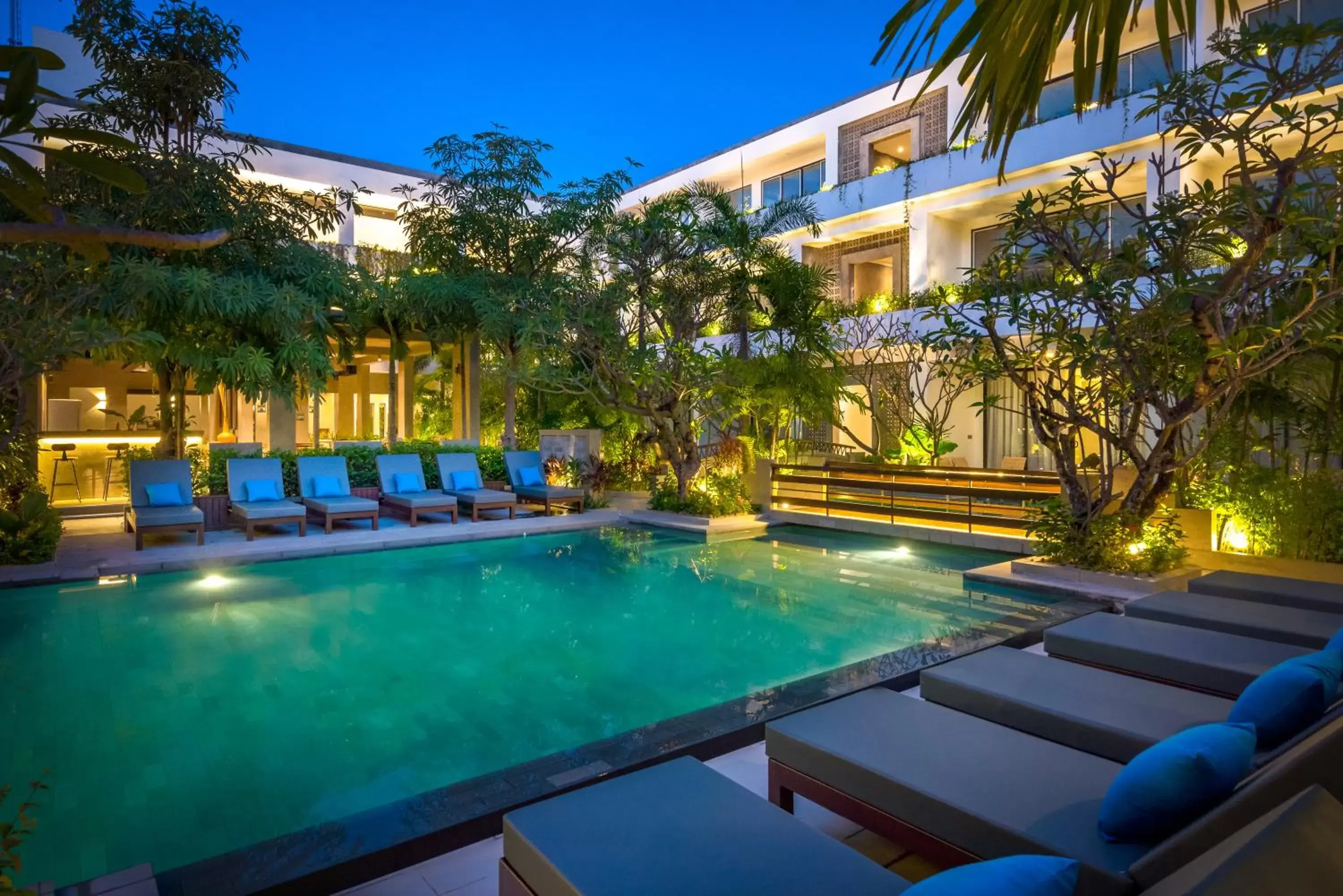 Swimming pool in Eightfold Urban Resort Swimming pool in Eightfold Urban Resort