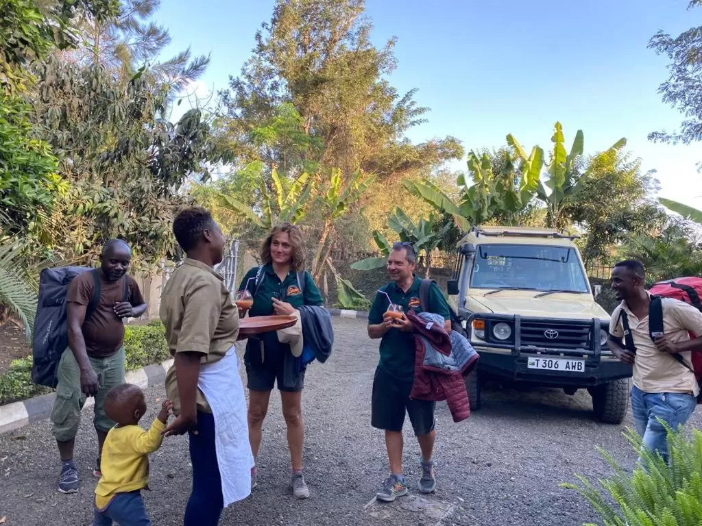 Family in Charming Eco-Homestay near Kilimanjaro International Airport