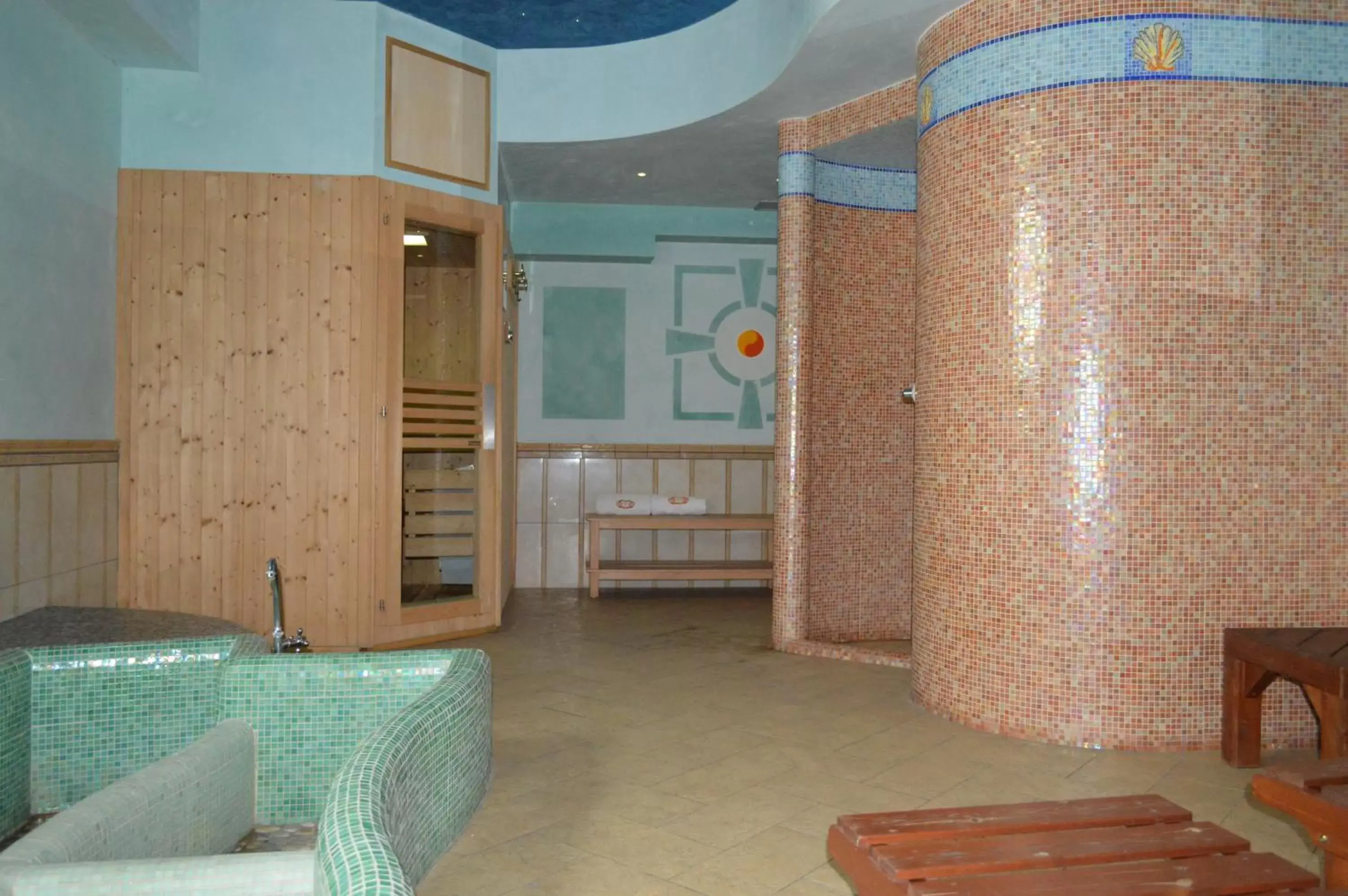 Sauna, Seating Area in Hotel Il Principe