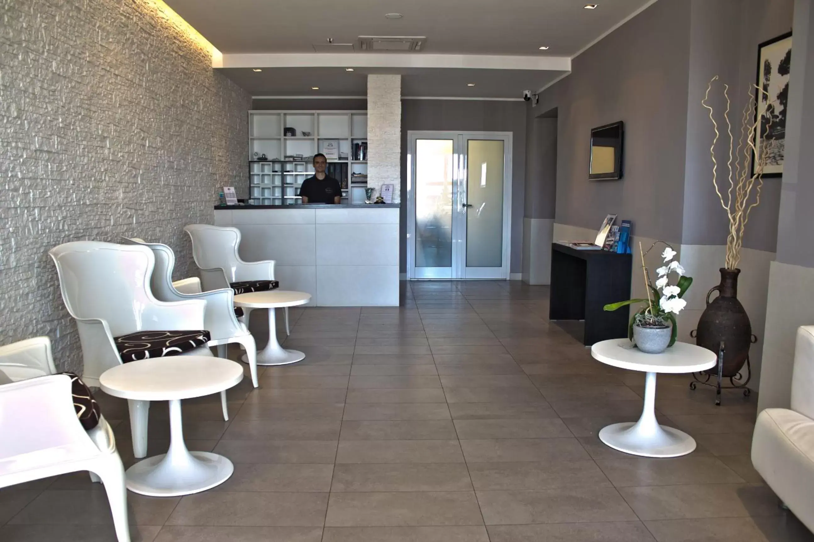 Lobby or reception in Hotel La Scaletta Lobby or reception in Hotel La Scaletta