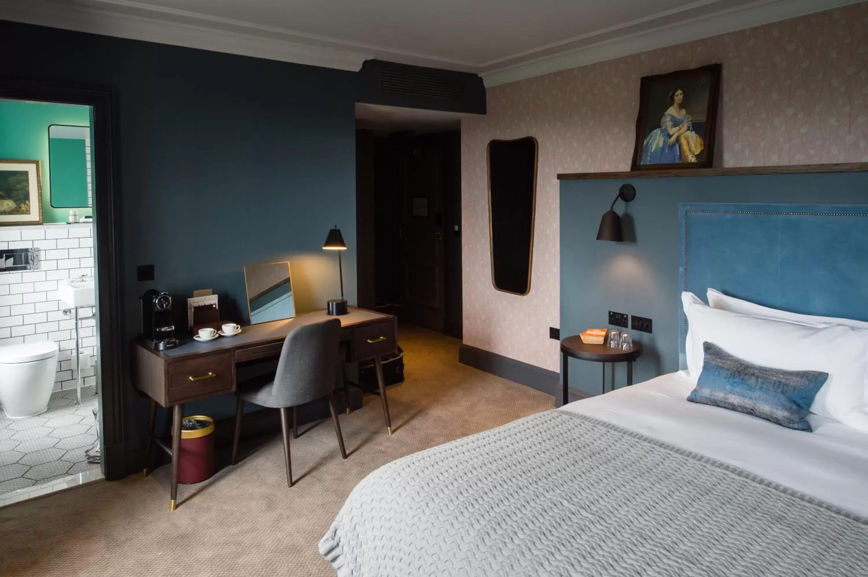 Bedroom, TV/Entertainment Center in Avon Gorge by Hotel du Vin