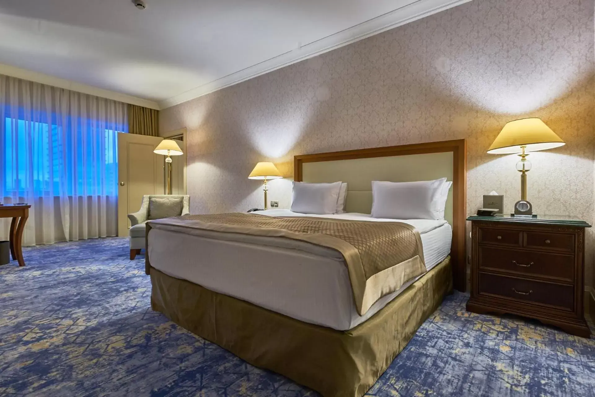 Bed in Rixos President Hotel Astana