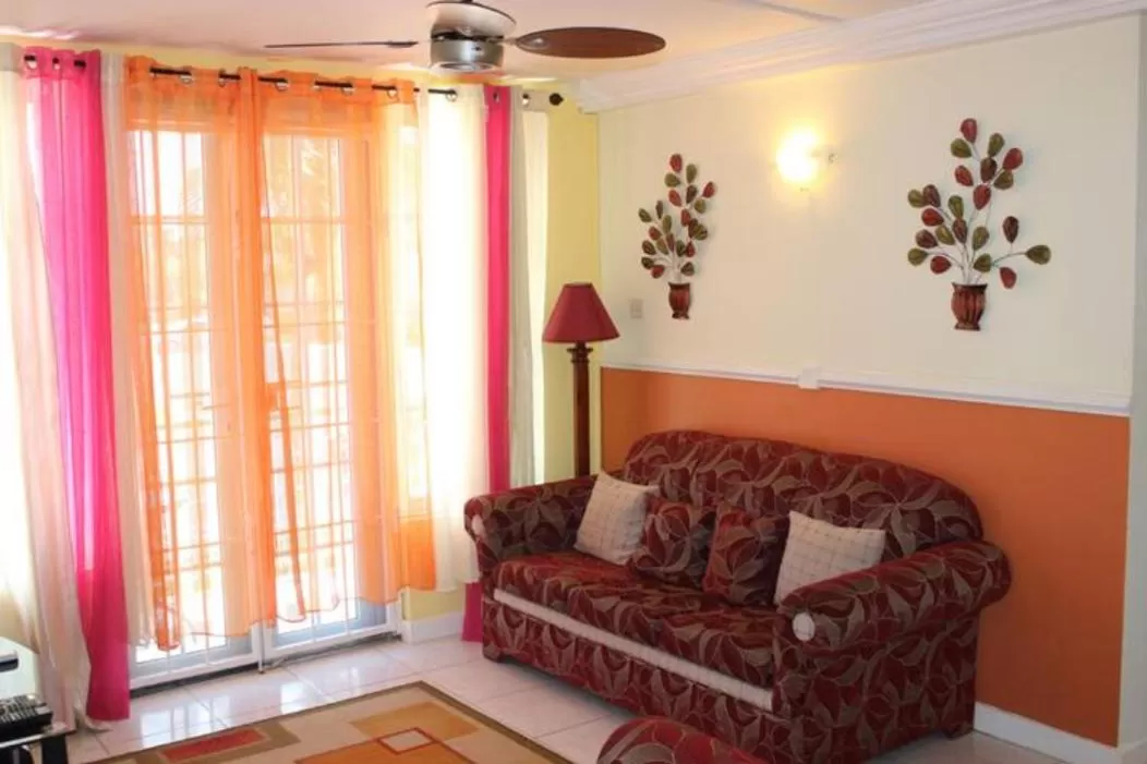 Living room in Seacastles by the beach/pool