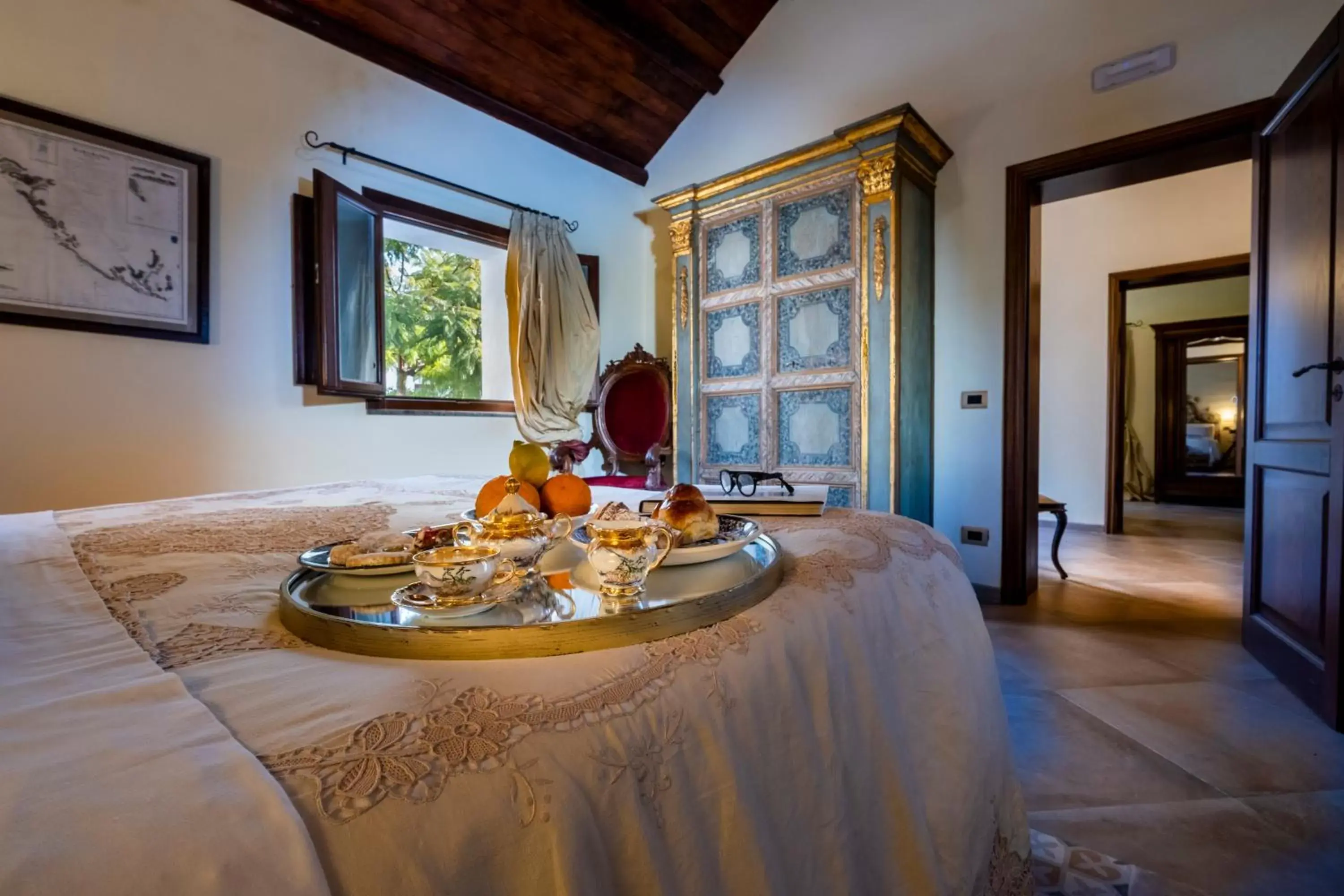 Bed in Villa del Gattopardo