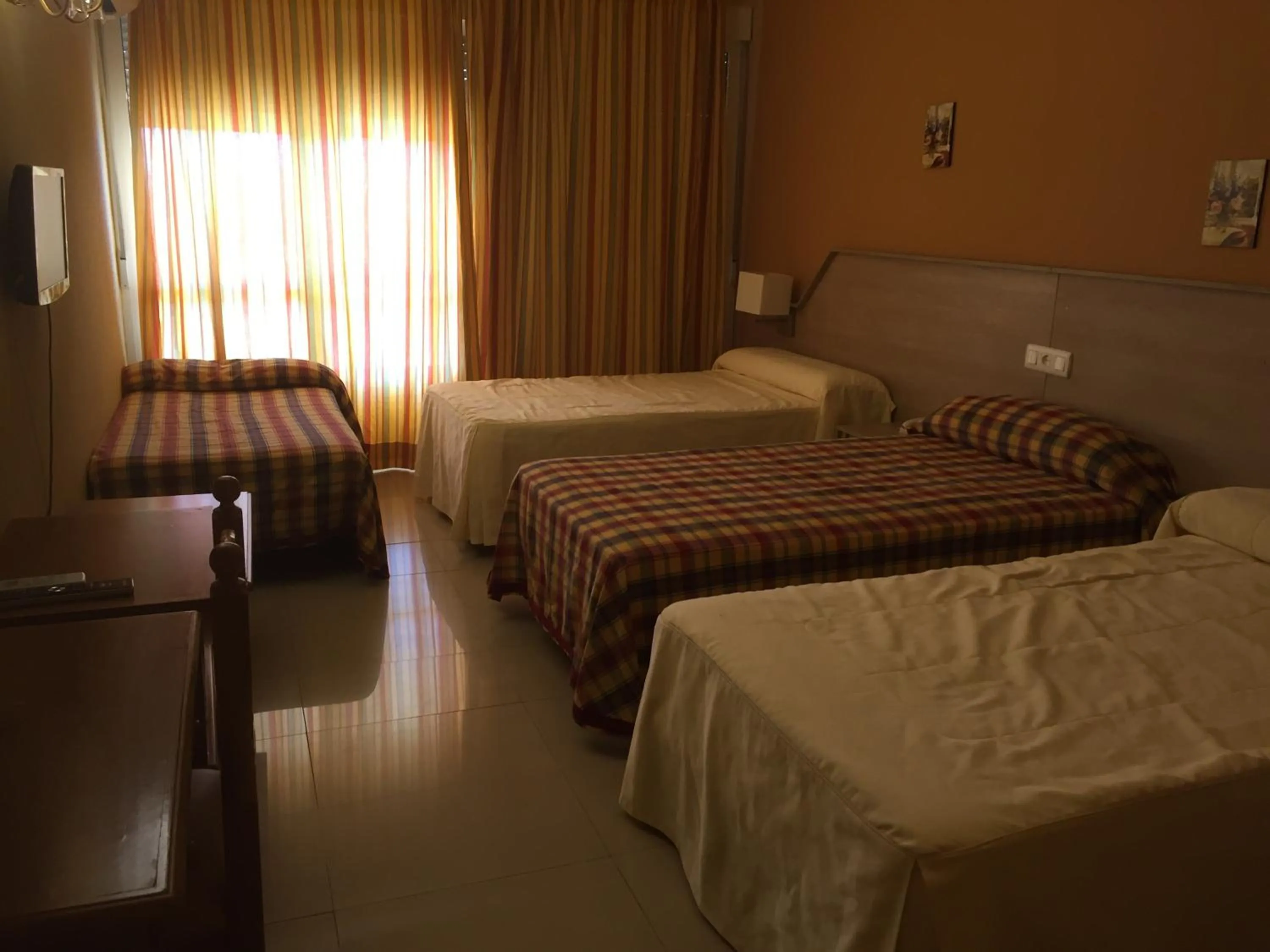 Bed in Hotel Manzanares