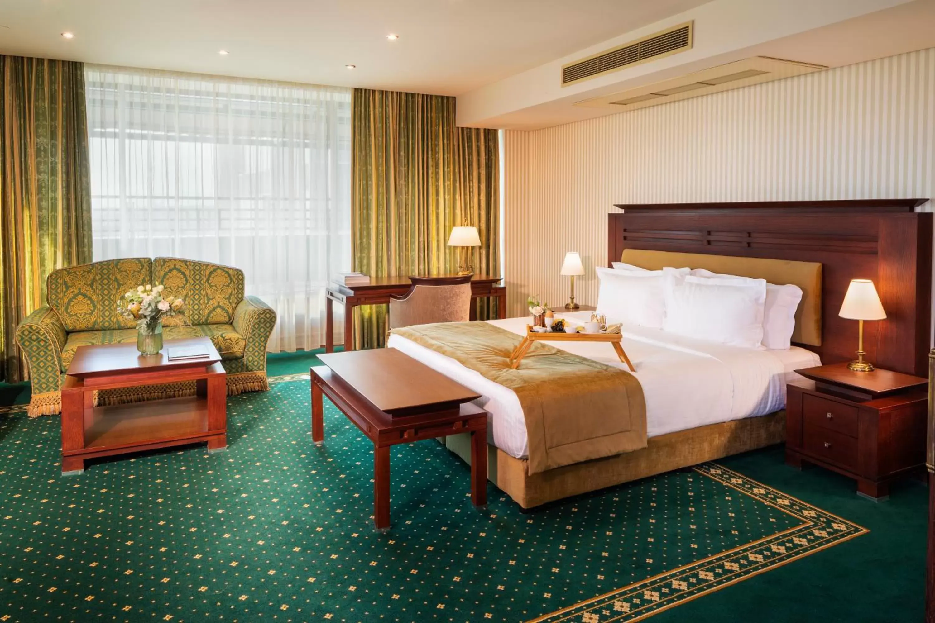 Bedroom in Grand Hotel Sofia - Top Location, The Most Spacious Rooms in the City, Secured Paid Underground Parking